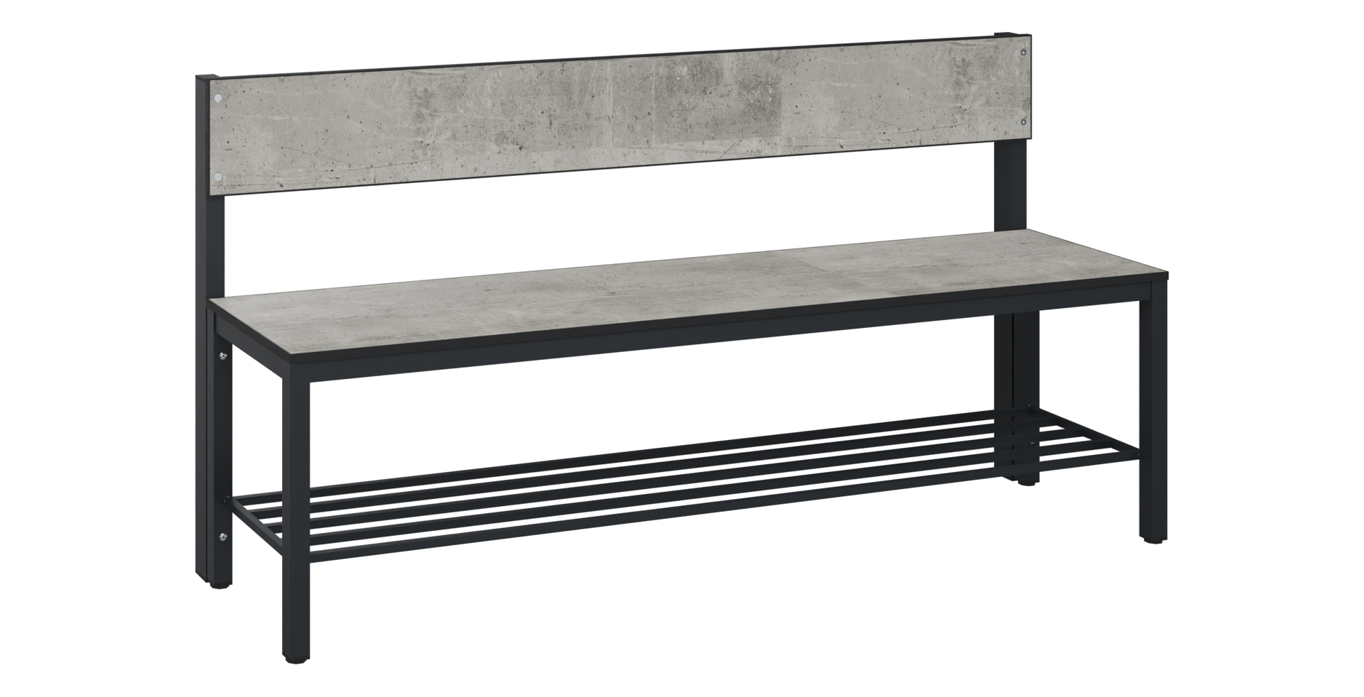 C+P Sitzbank Solid HPL, 774x1500x412mm, 7021/VK427
