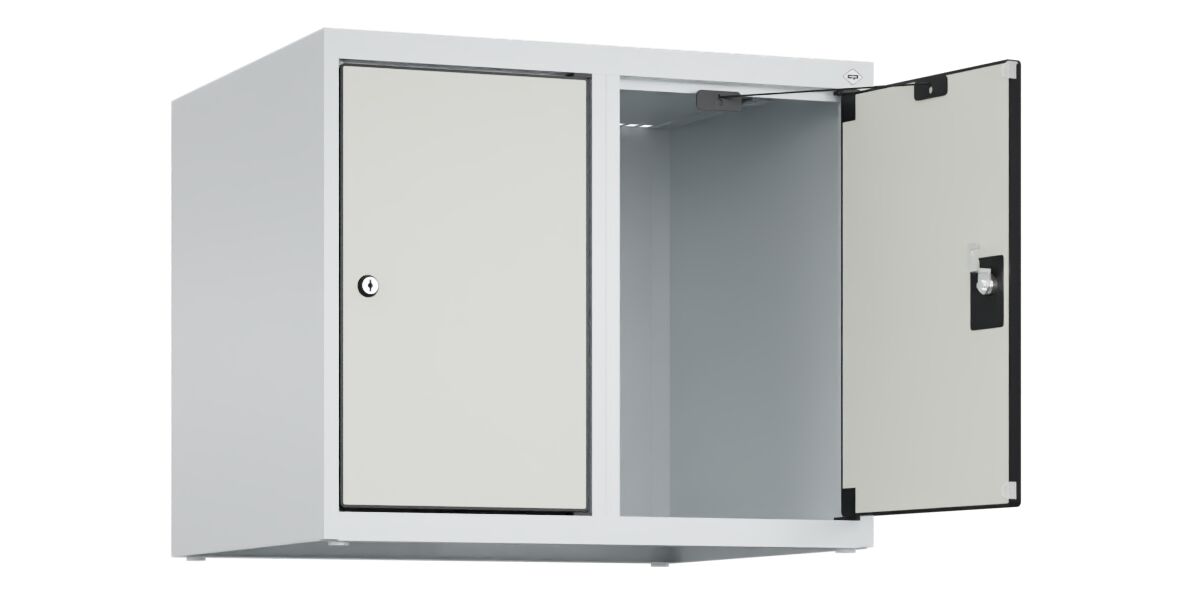 C+P Aufsatzschrank Evolo PLUS, 2 Abteile, 500x600x500mm