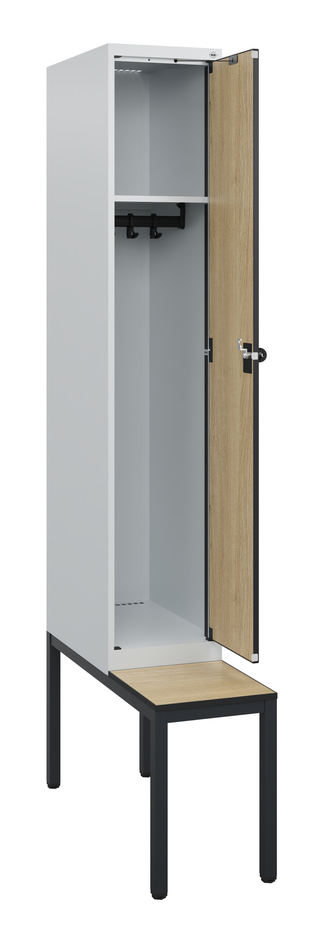 C+P Spind Evolo PLUS, Bank, 1 Abteil, 1950x300x815mm