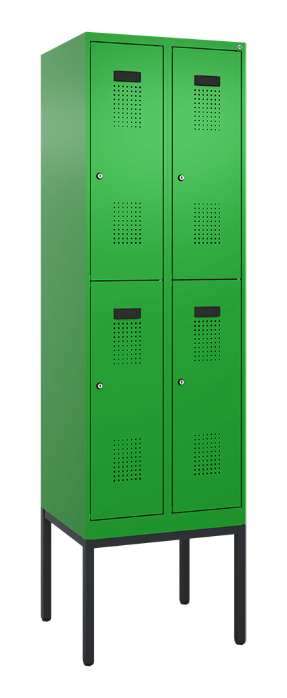 C+P Vestiaire à deux étages Evolo PLUS, 4 casiers