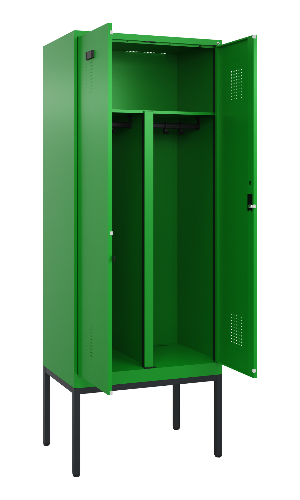 C+P PSA Doppel-Spind Evolo PLUS, Gestell, 2 Abteil