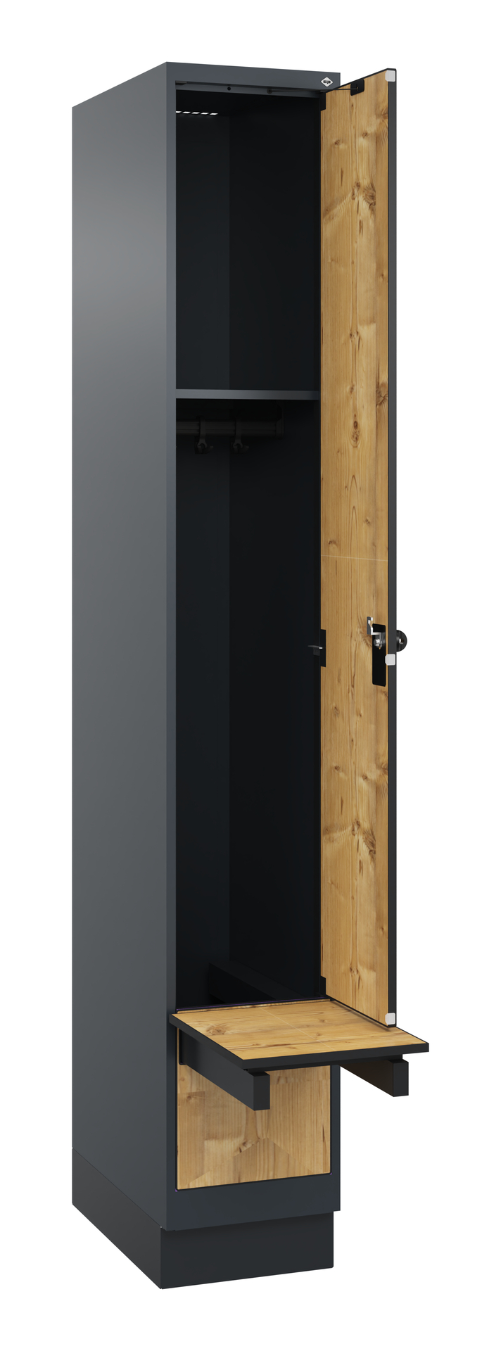 C+P Spind Evolo PLUS, Bank, 1 Abteil, 1950x300x815mm