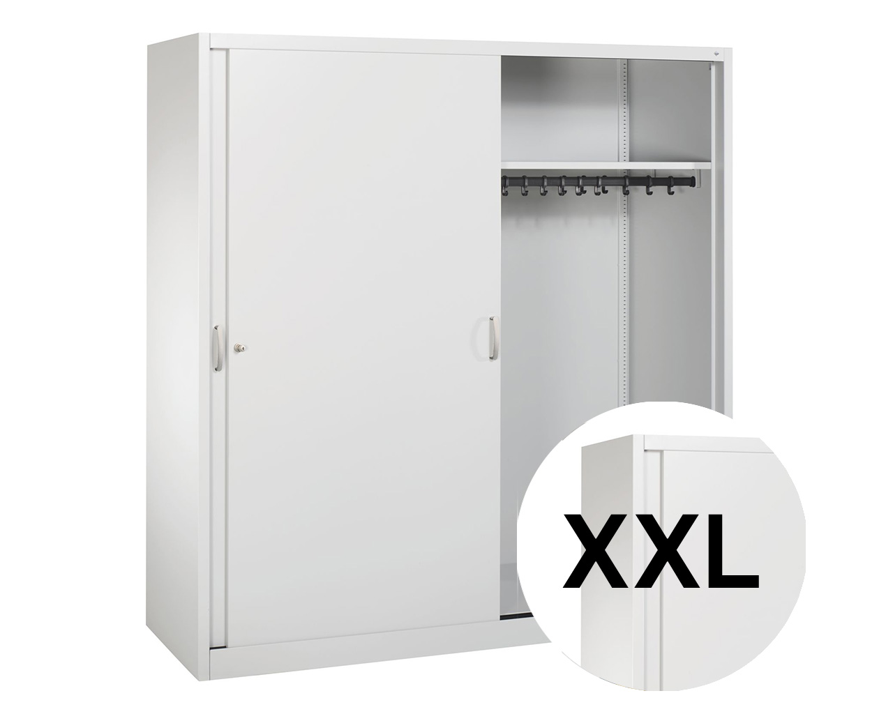 C+P Armoire de sport, série Acurado, 1950x1900x600mm