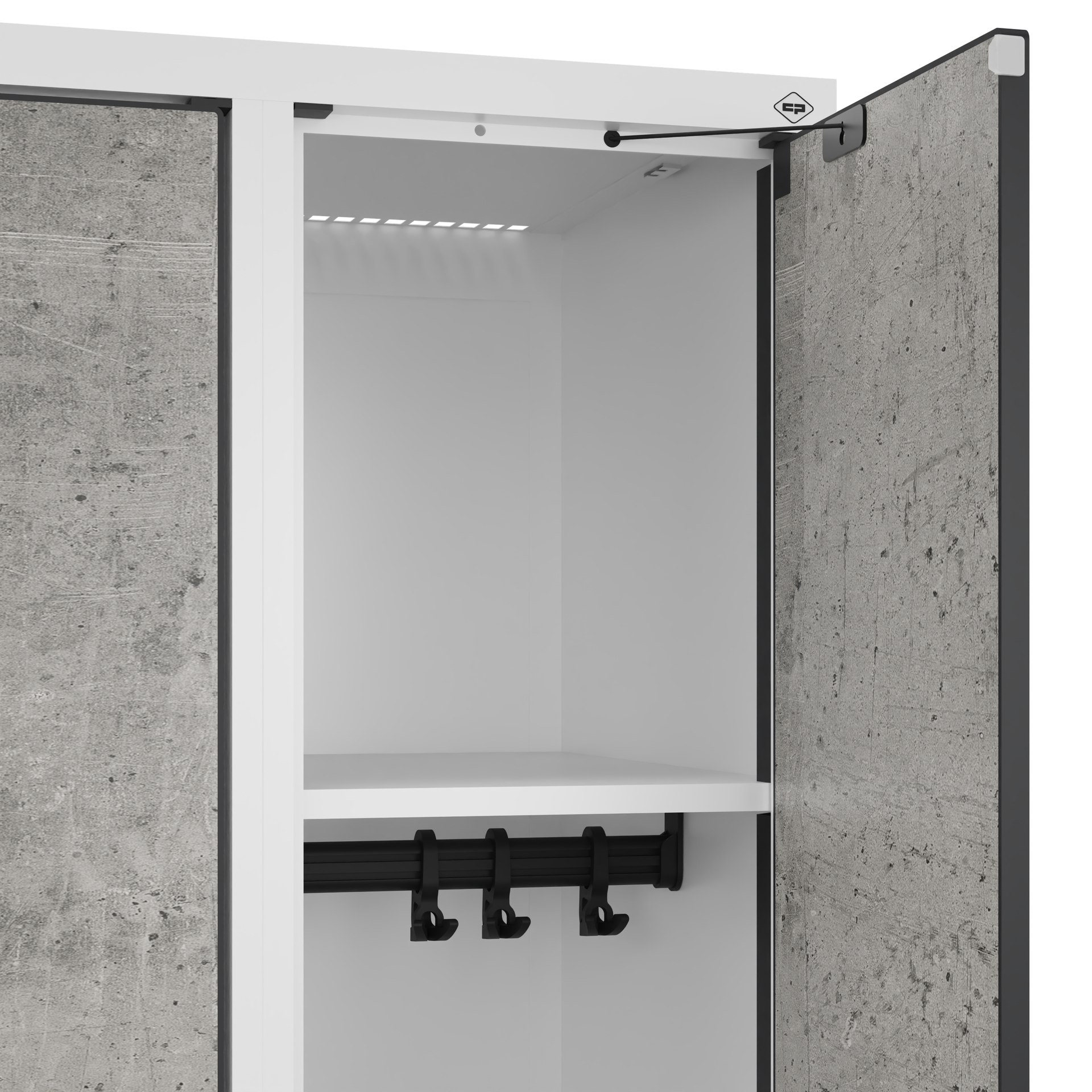 C+P Spind Evolo PLUS, 1 Abteil, 1850x300x500mm