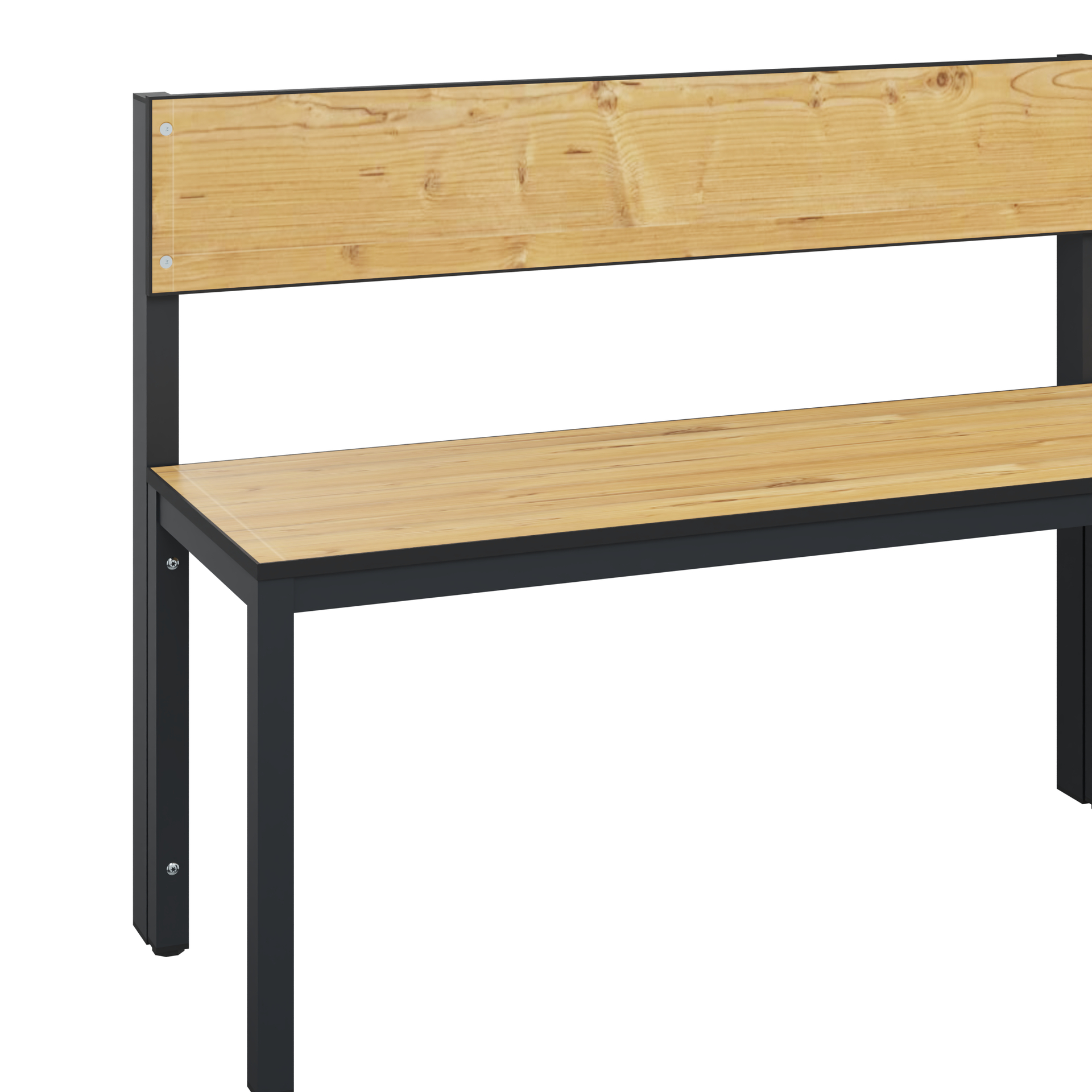 C+P Sitzbank Solid HPL, 774x2000x412mm, 7021/VK039