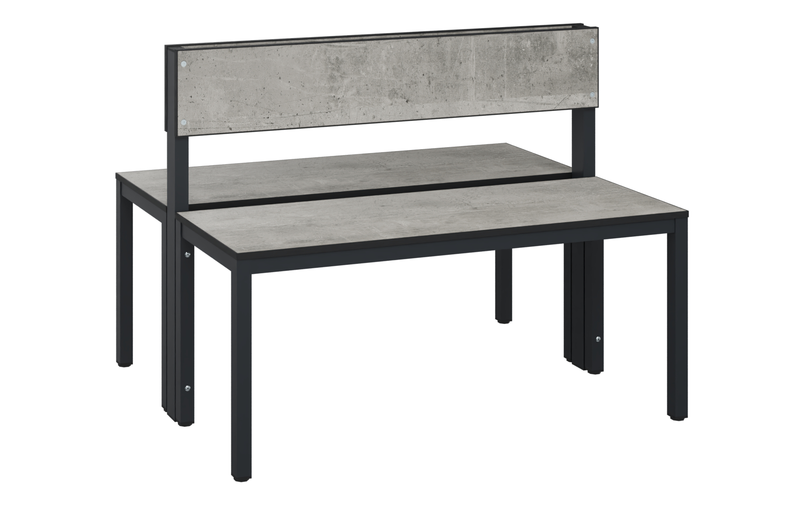 C+P Sitzbank Solid HPL, 774x1000x770mm, 7021/VK427