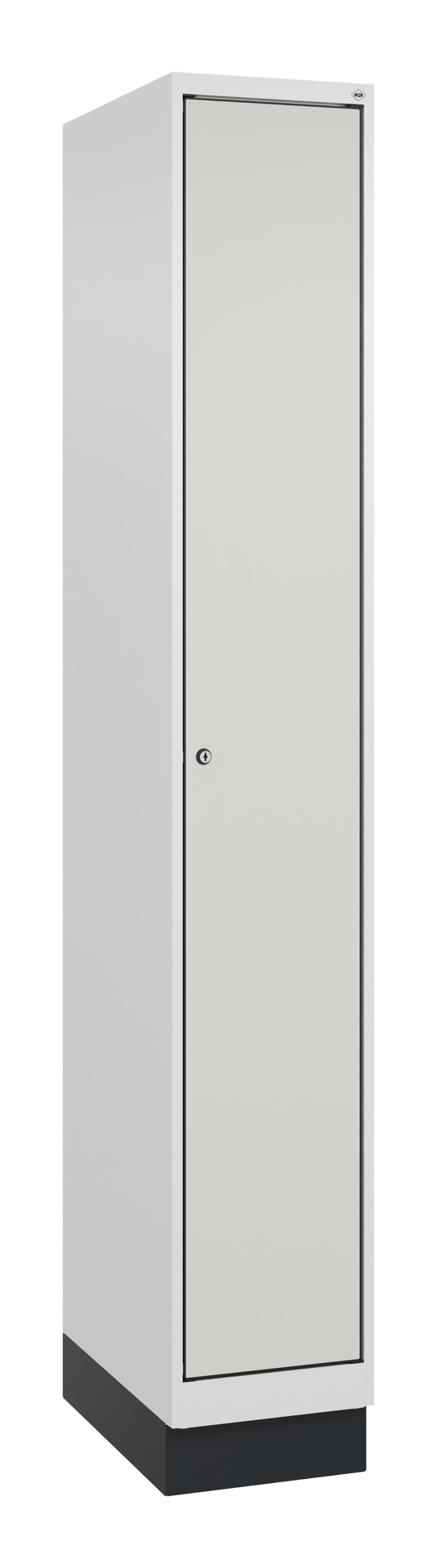 C+P Spind Evolo PLUS, Sockel, 1 Abteil, 1950x300x500mm