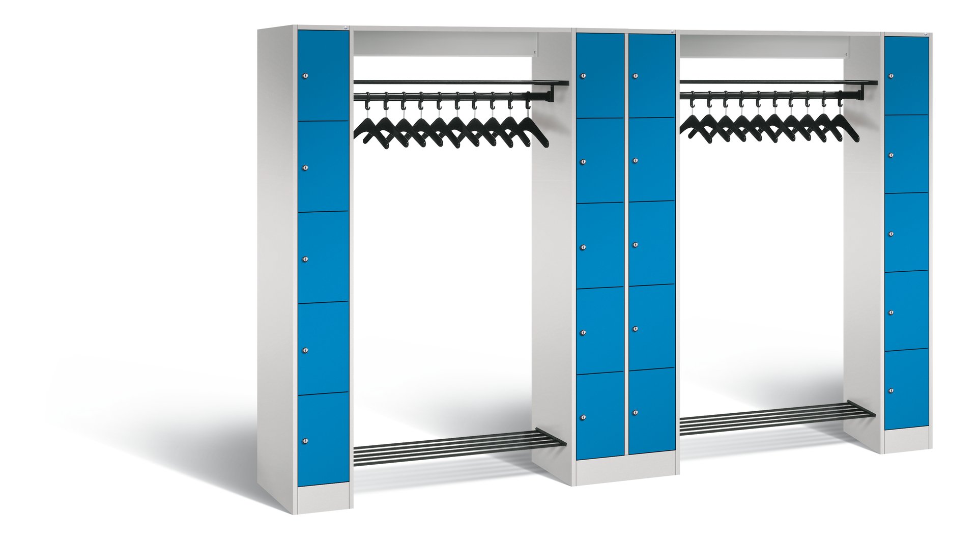 C+P Offene Garderobe Vesto, H1950xB2840xT480mm