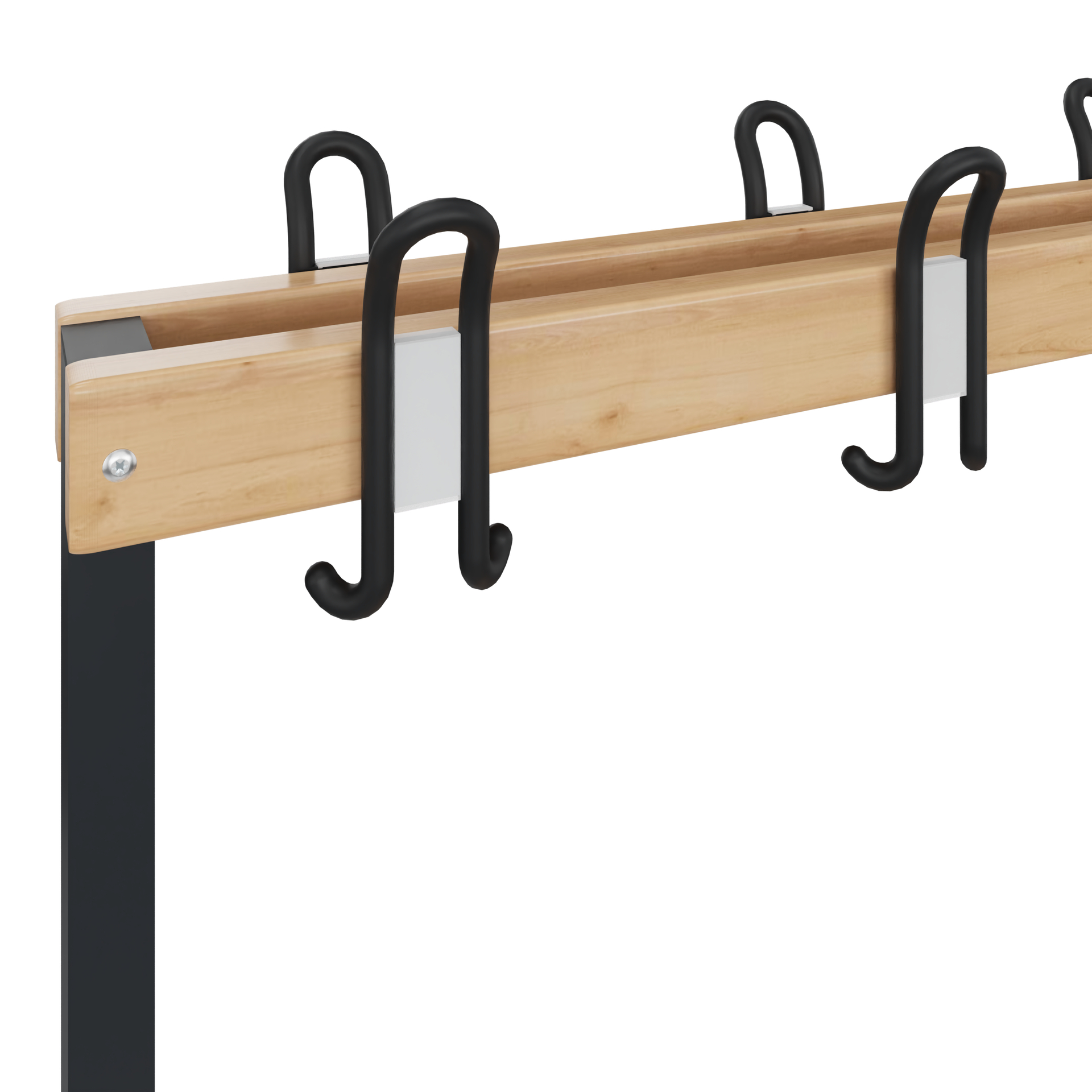 C+P Garderobenbank Solid, 1716x1500x770mm, 7021/Buche