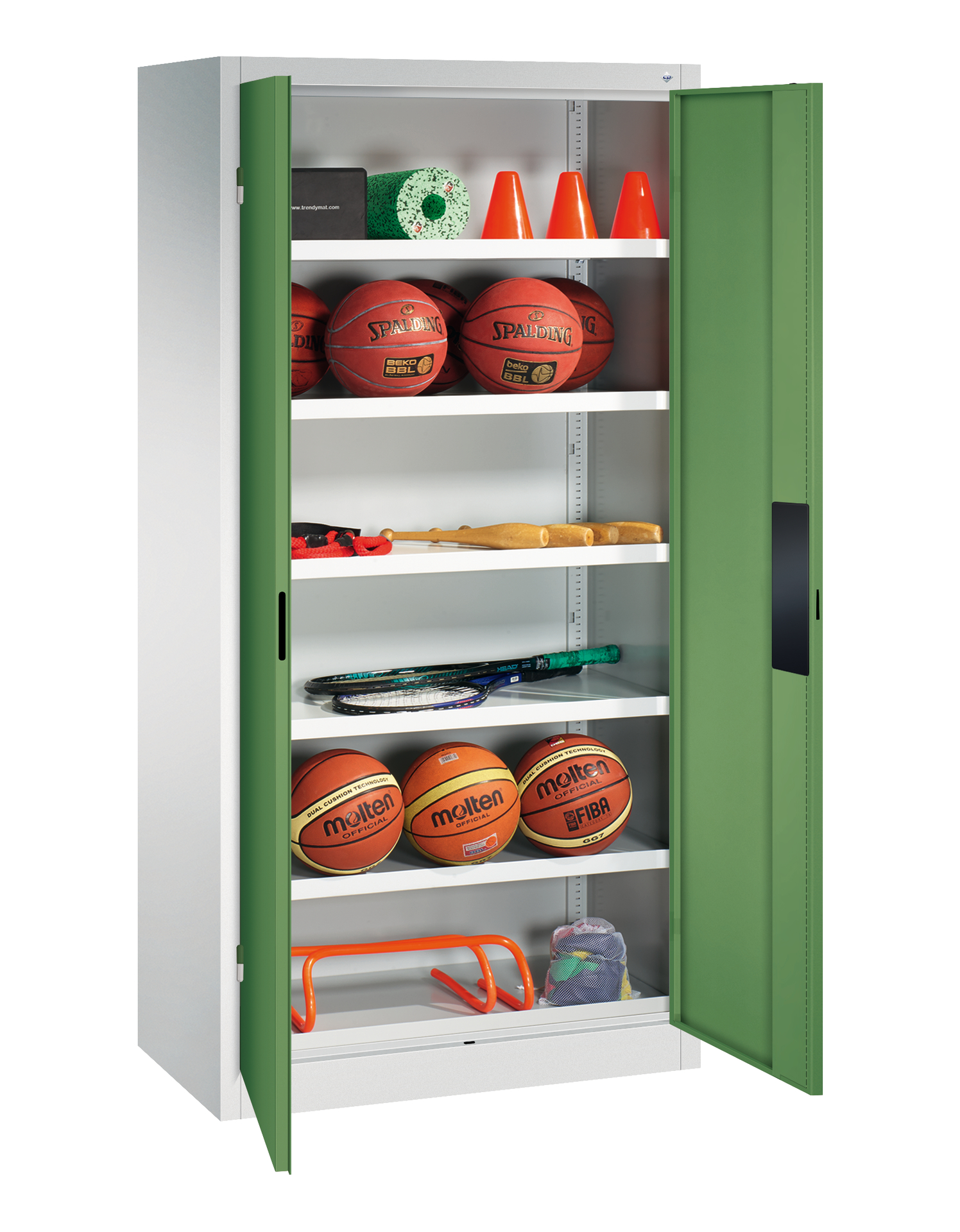 C+P Armoire de sport, série Acurado, 1950x930x500mm
