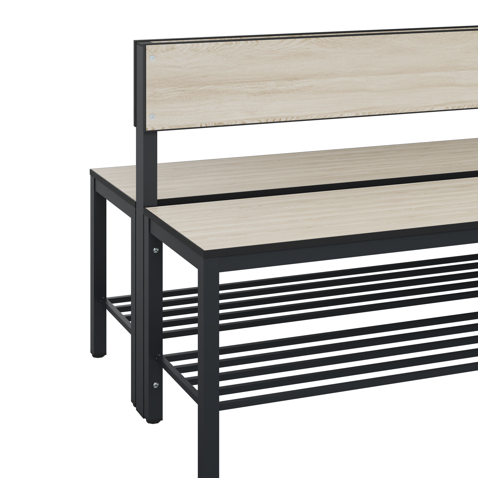 C+P Sitzbank Solid HPL, 774x1500x770mm, 7021/VK031