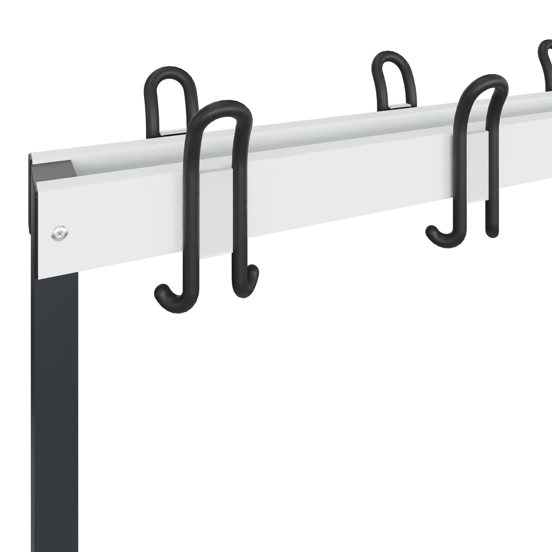 C+P Garderobenteil, 1716x2000x168mm, 7021/Weiß