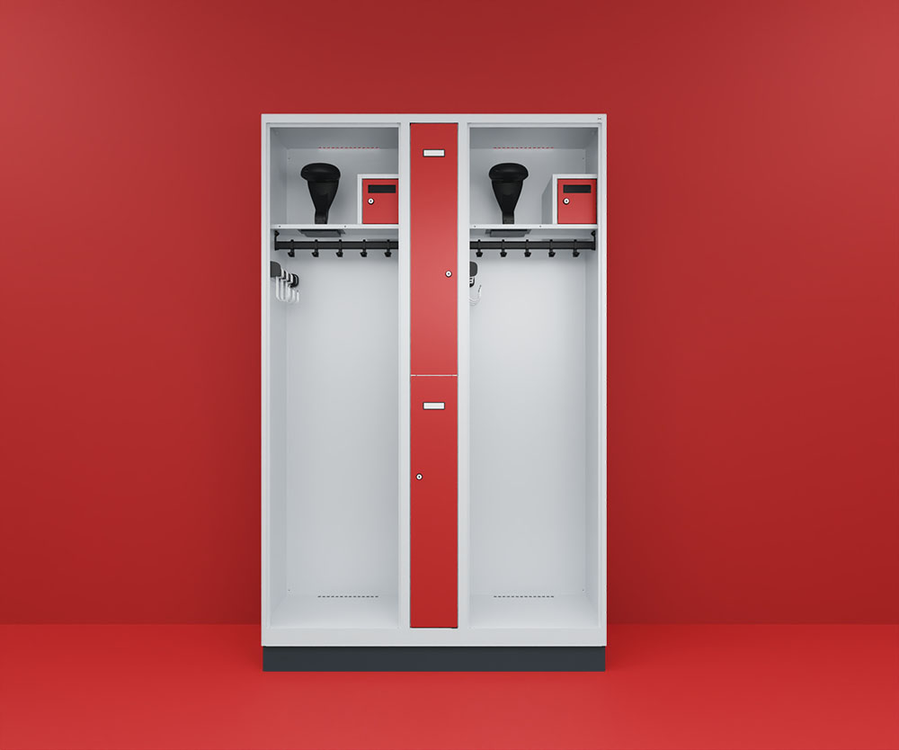 Vestiaires de pompiers