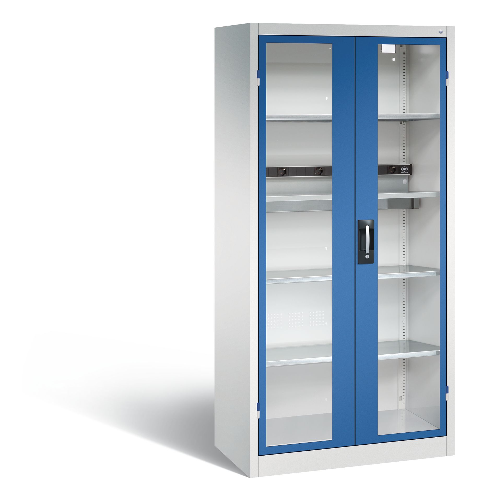 C+P Armoire de charge pour batteries, série Acurado, et tiroirs