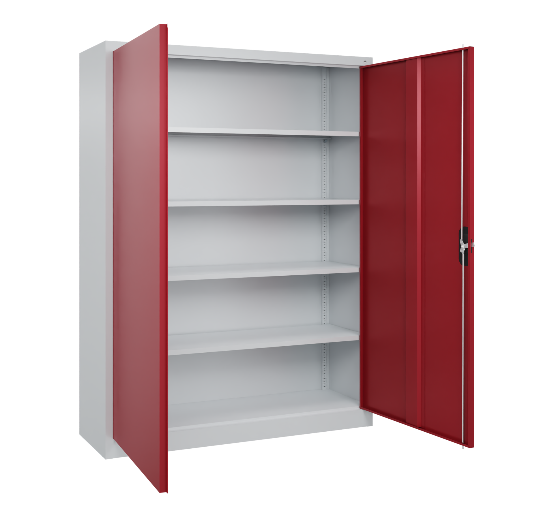 C+P Büroschrank, Acurado, 1950x1500x400mm, 7035/3003