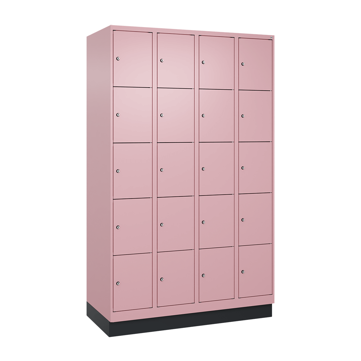 C+P Armoire à casiers Evolo PLUS, socle, 12 casiers