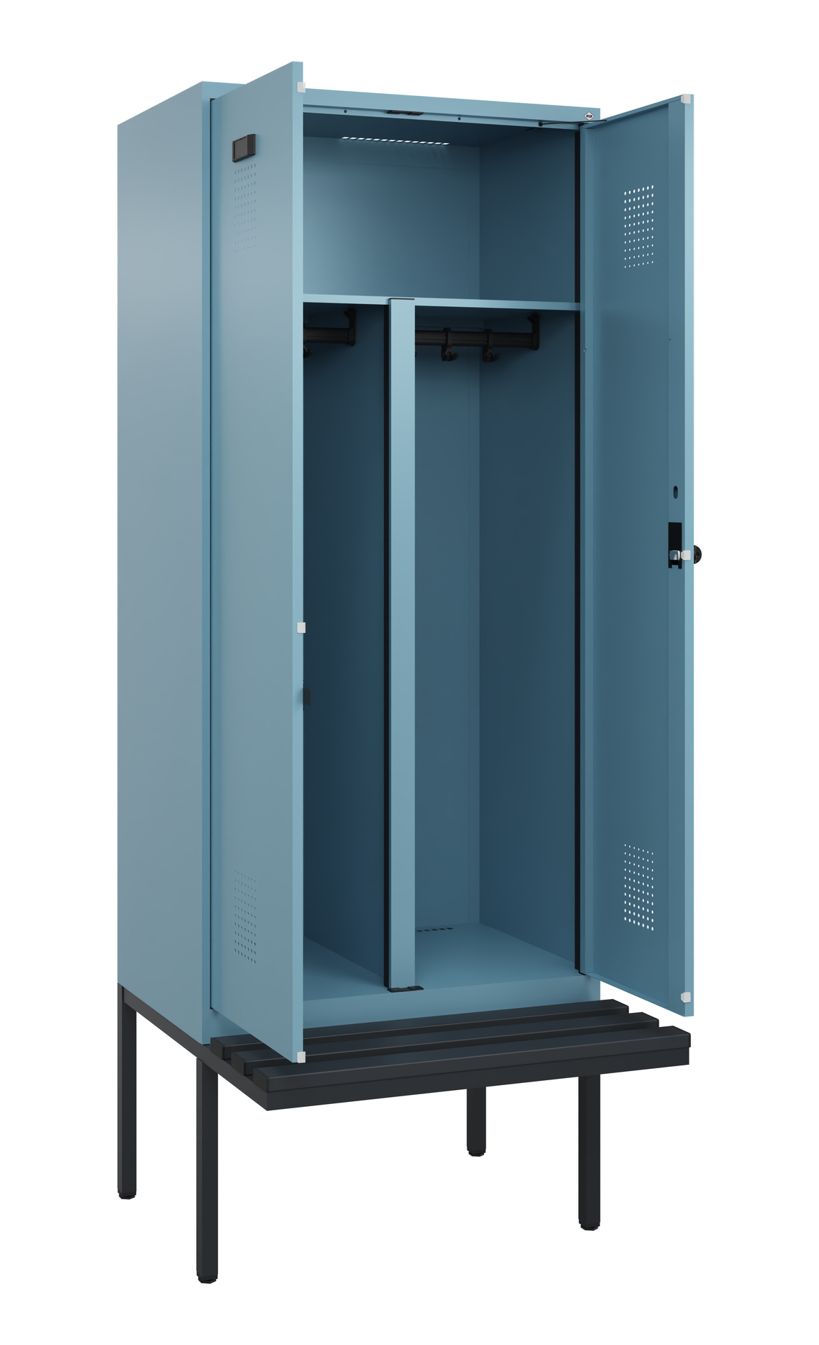 C+P PSA Doppel-Spind Evolo PLUS, Bank, 2 Abteile, 