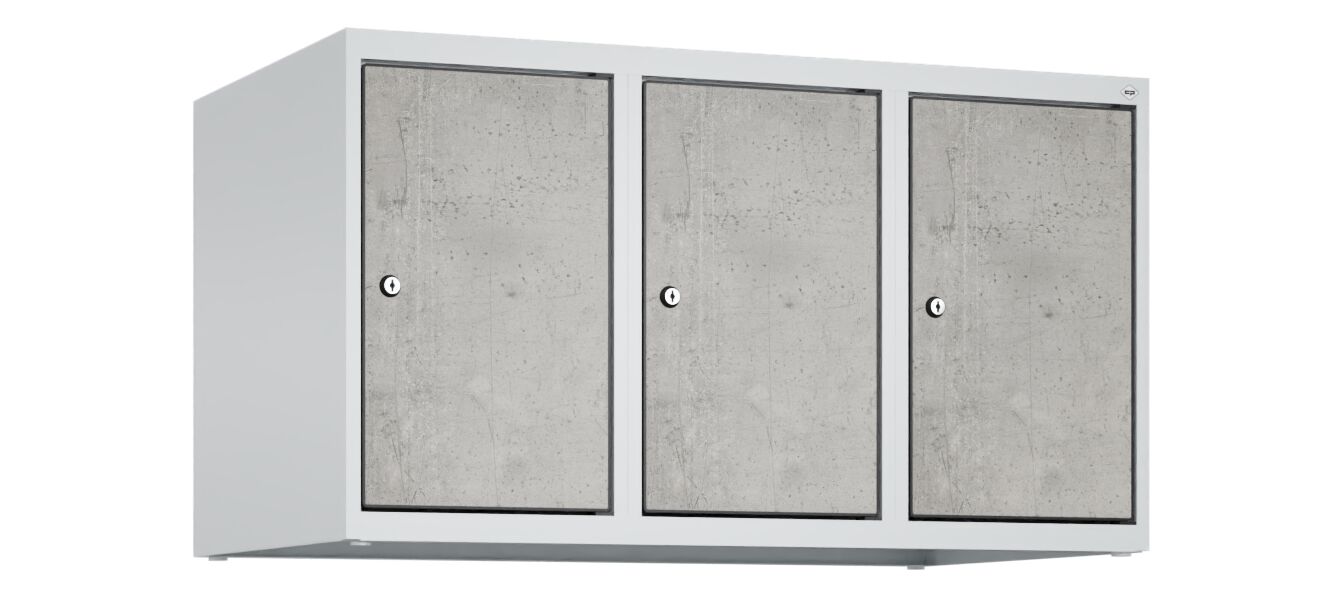 C+P Aufsatzschrank Evolo PLUS, 3 Abteile, 500x900x500mm
