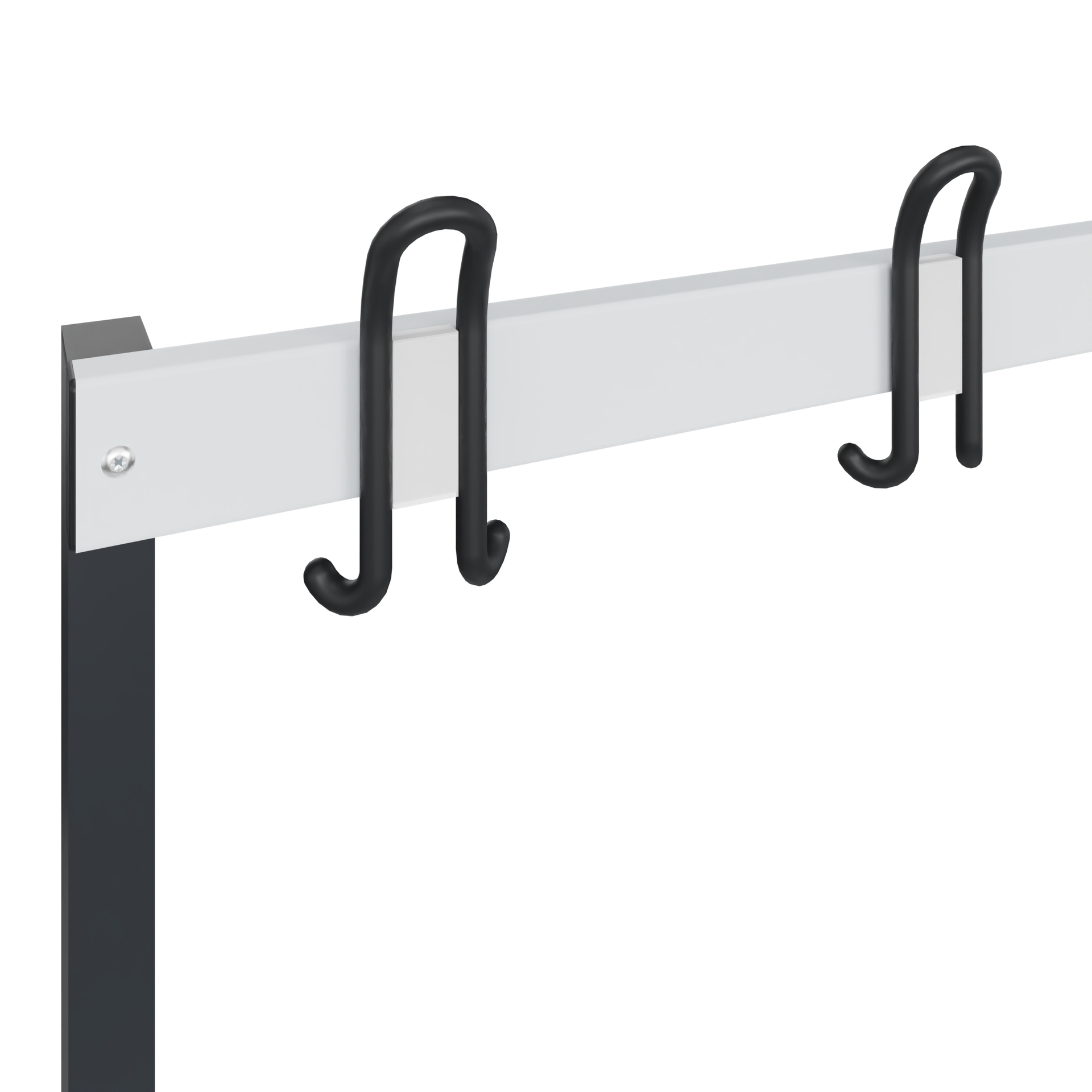 C+P Garderobenbank Solid, 1716x1500x412mm, 7021/Lichtgrau