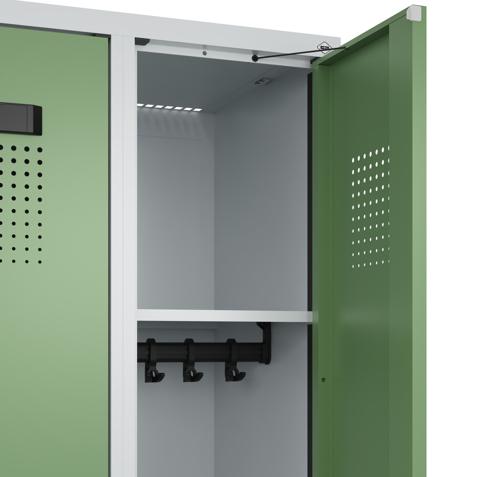 C+P Spind Evolo PLUS, Bank, 1 Abteil, 2120x300x815mm