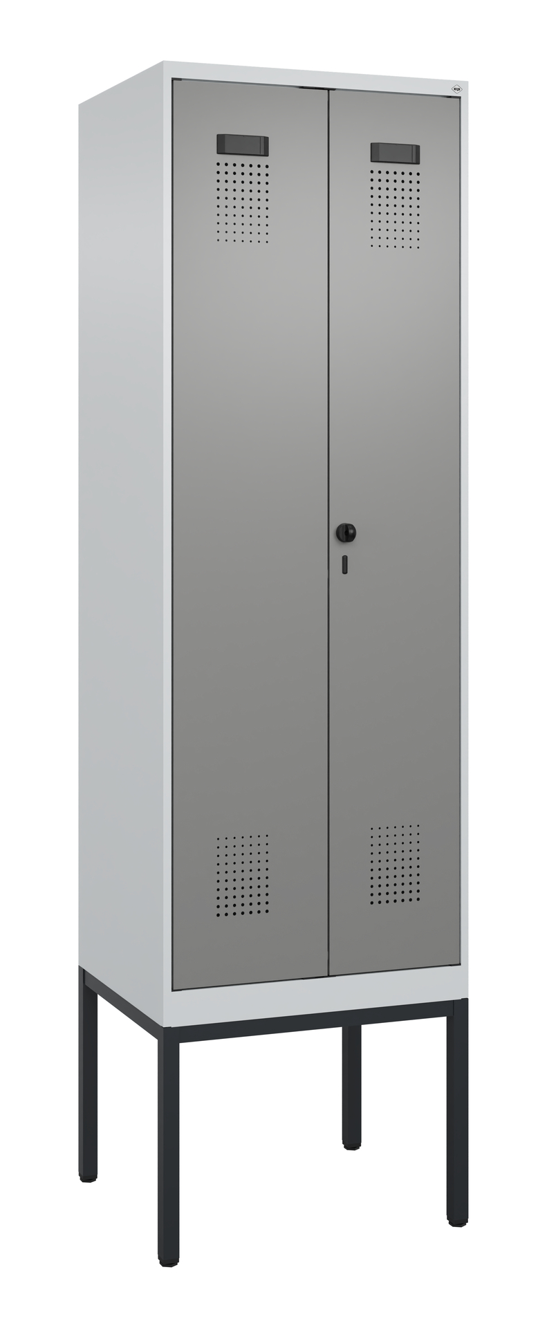 C+P PSA Doppel-Spind Evolo PLUS, Gestell, 2 Abteil