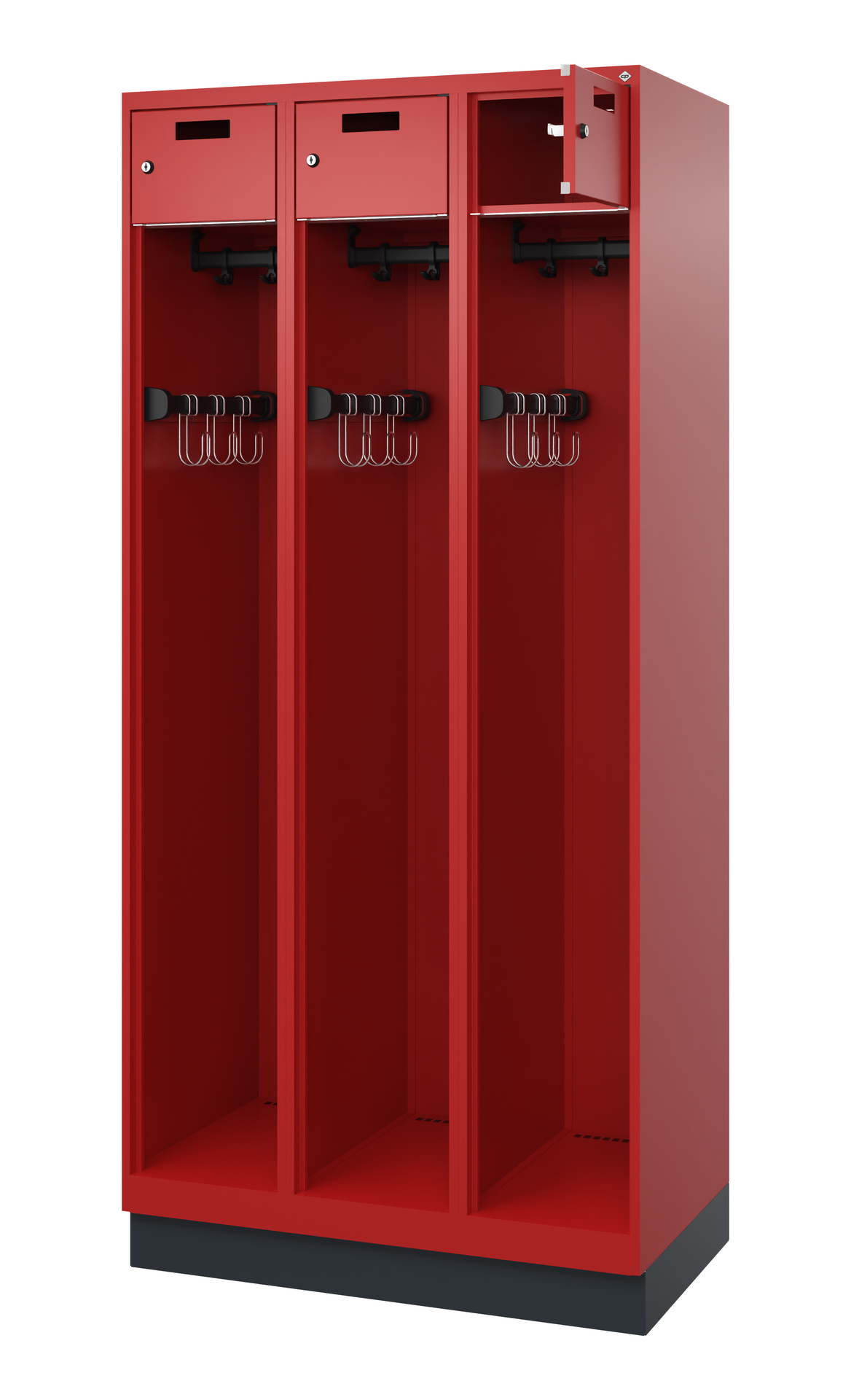 C+P Feuerwehrspind Praktus, 3 Abteile, 1850x900x50