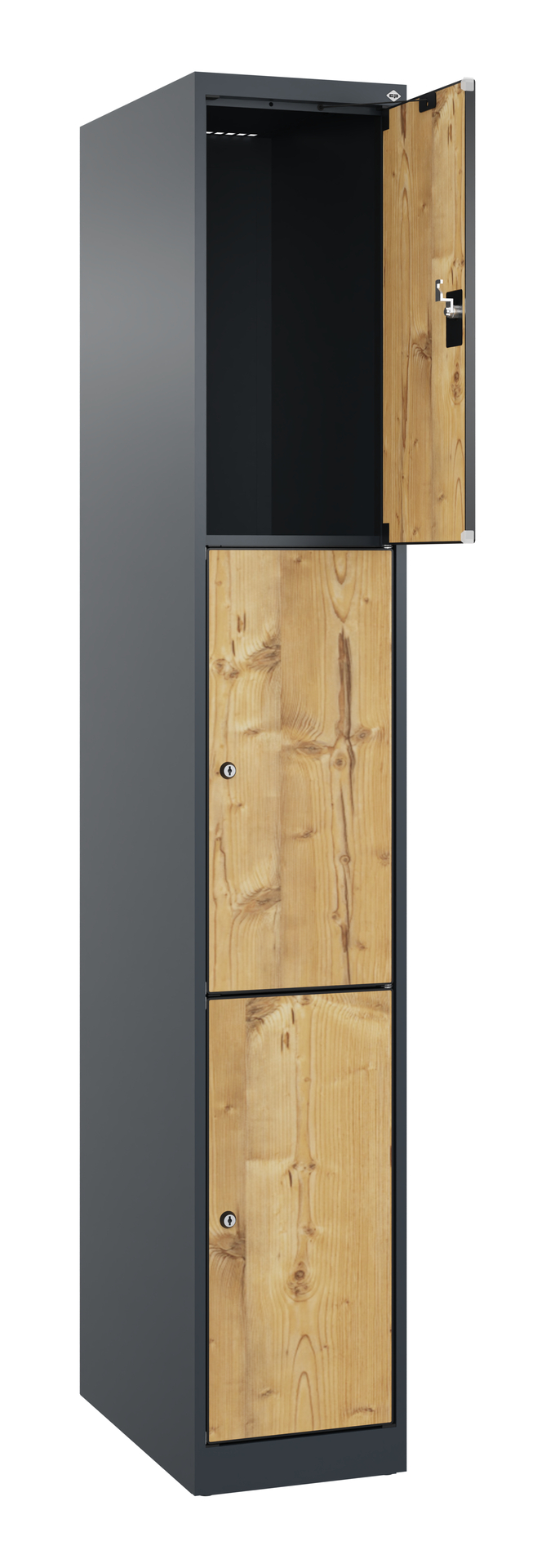 C+P Schlie�fachschrank Evolo PLUS, 3 F�cher, 1850x300x500mm