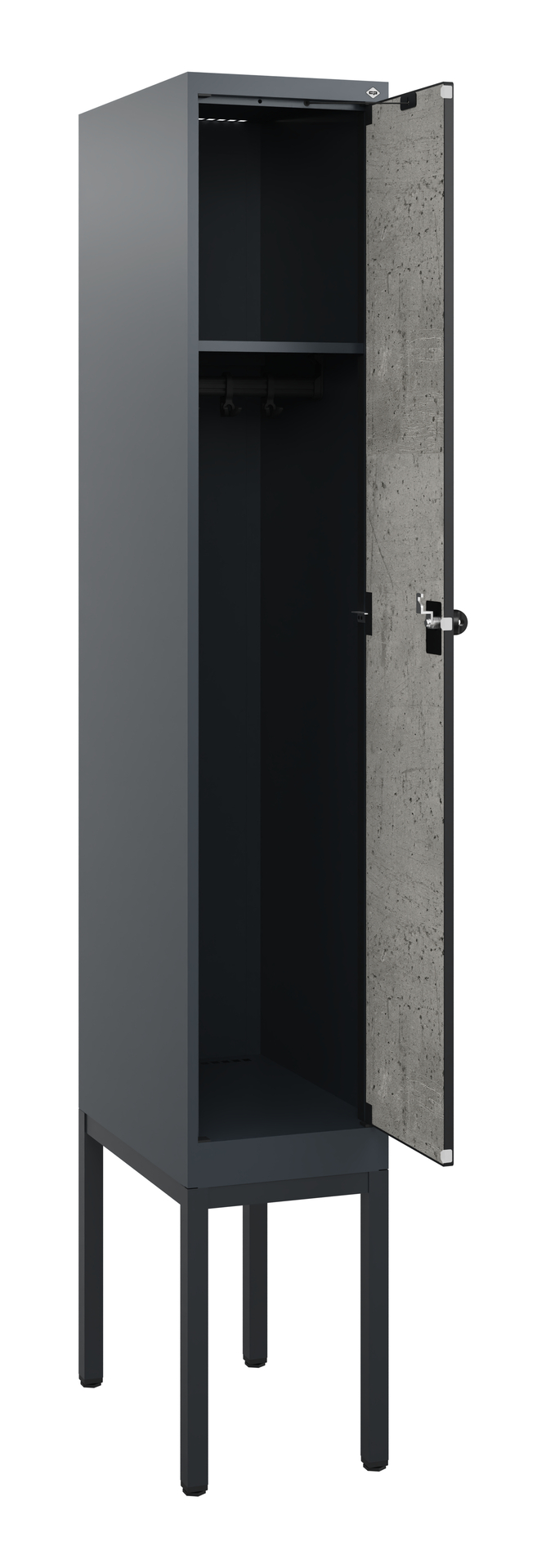 C+P Spind Evolo PLUS, Gestell, 1 Abteil, 1950x300x500mm