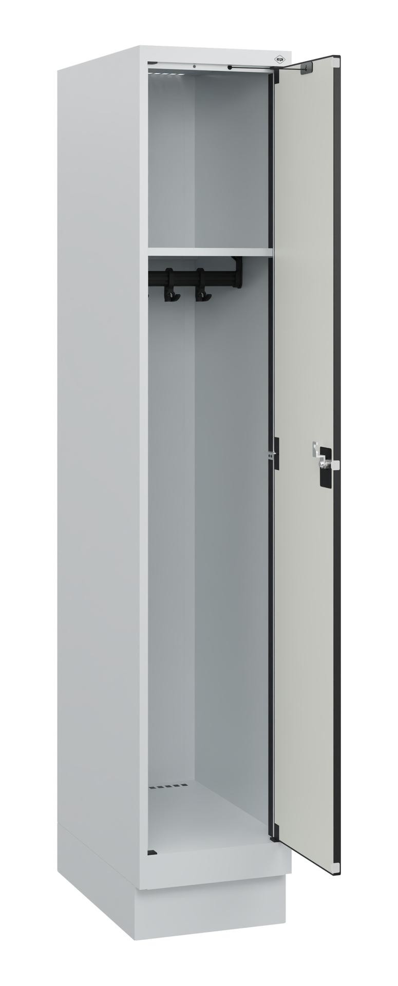 C+P Spind Evolo PLUS, Sockel, 1 Abteil, 1630x300x500mm