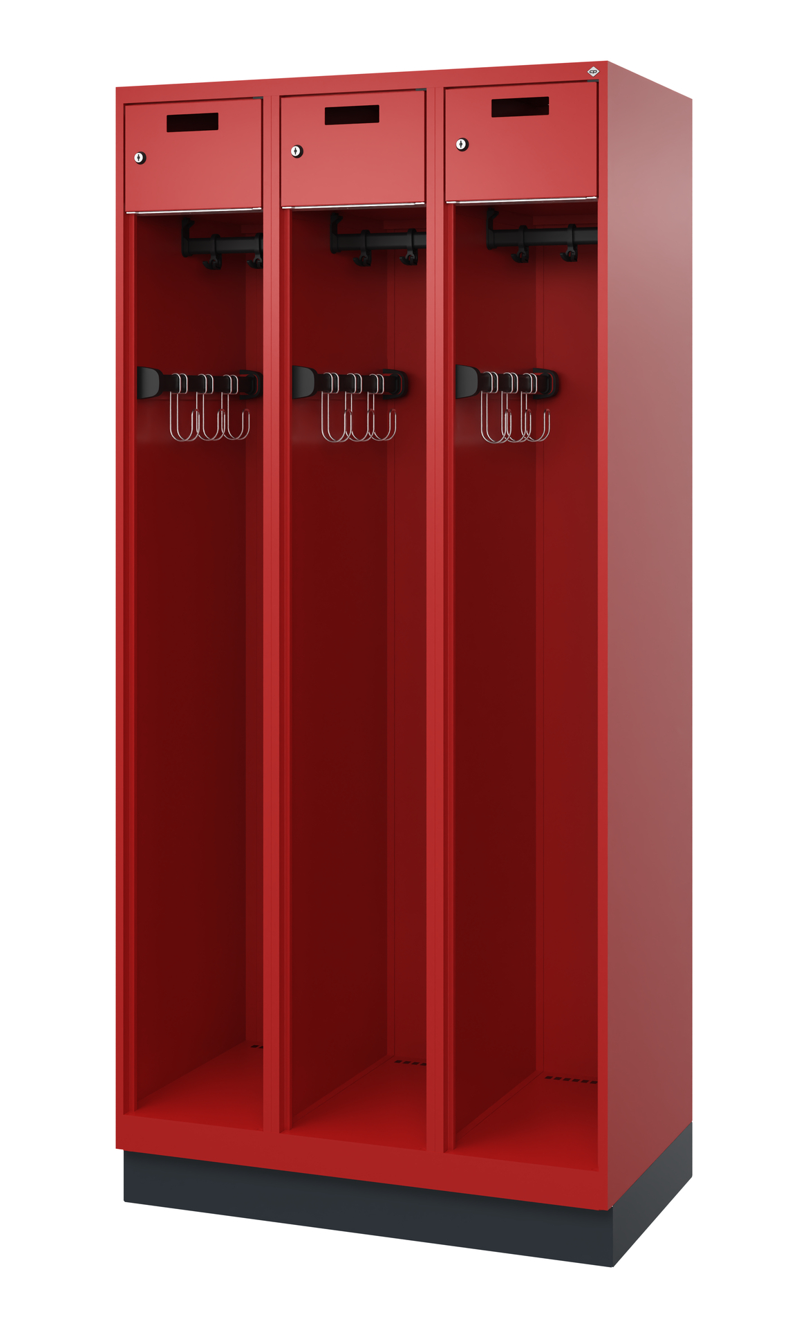 C+P Feuerwehrspind Praktus, 3 Abteile, 1850x900x50