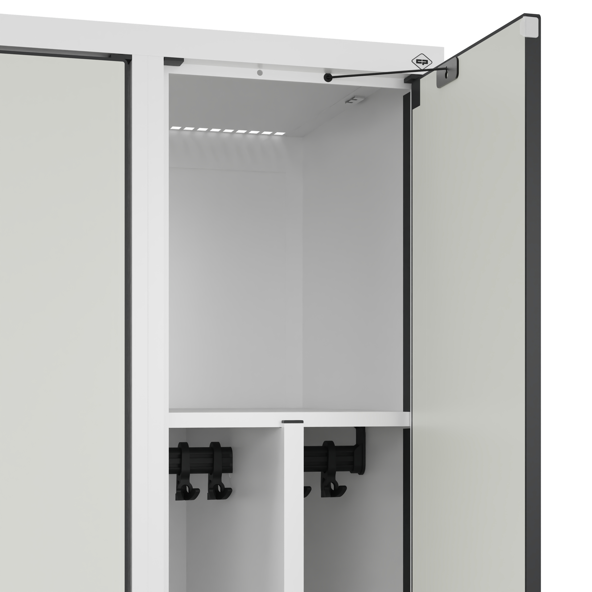 C+P Spind Evolo PLUS, 1 Abteil, 1850x300x500mm