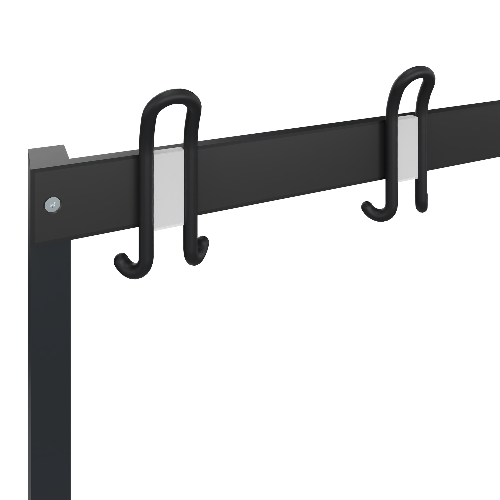 C+P Garderobenbank Solid HPL, 1716x2000x412mm, 7021/VK008