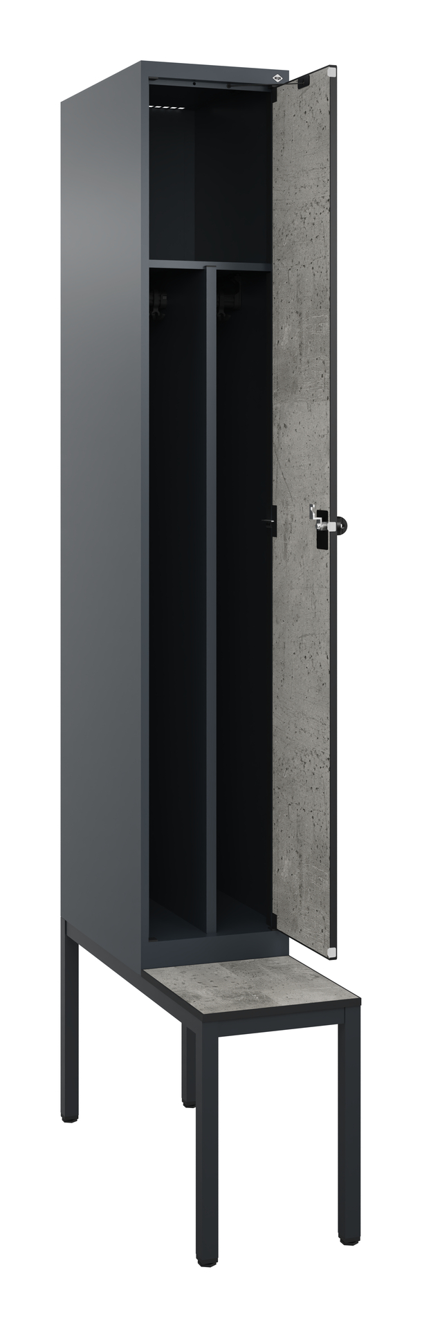 C+P Spind Evolo PLUS, Bank, 1 Abteil, 2120x300x815mm