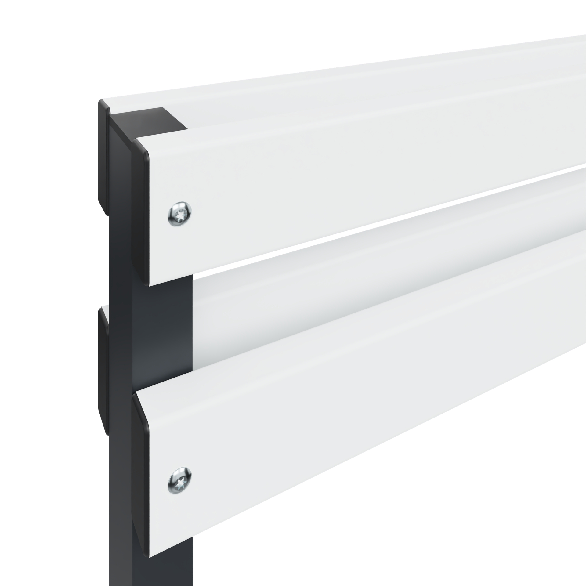 C+P Rückenlehne Solid, 774x1000x102mm, 7021/Weiß