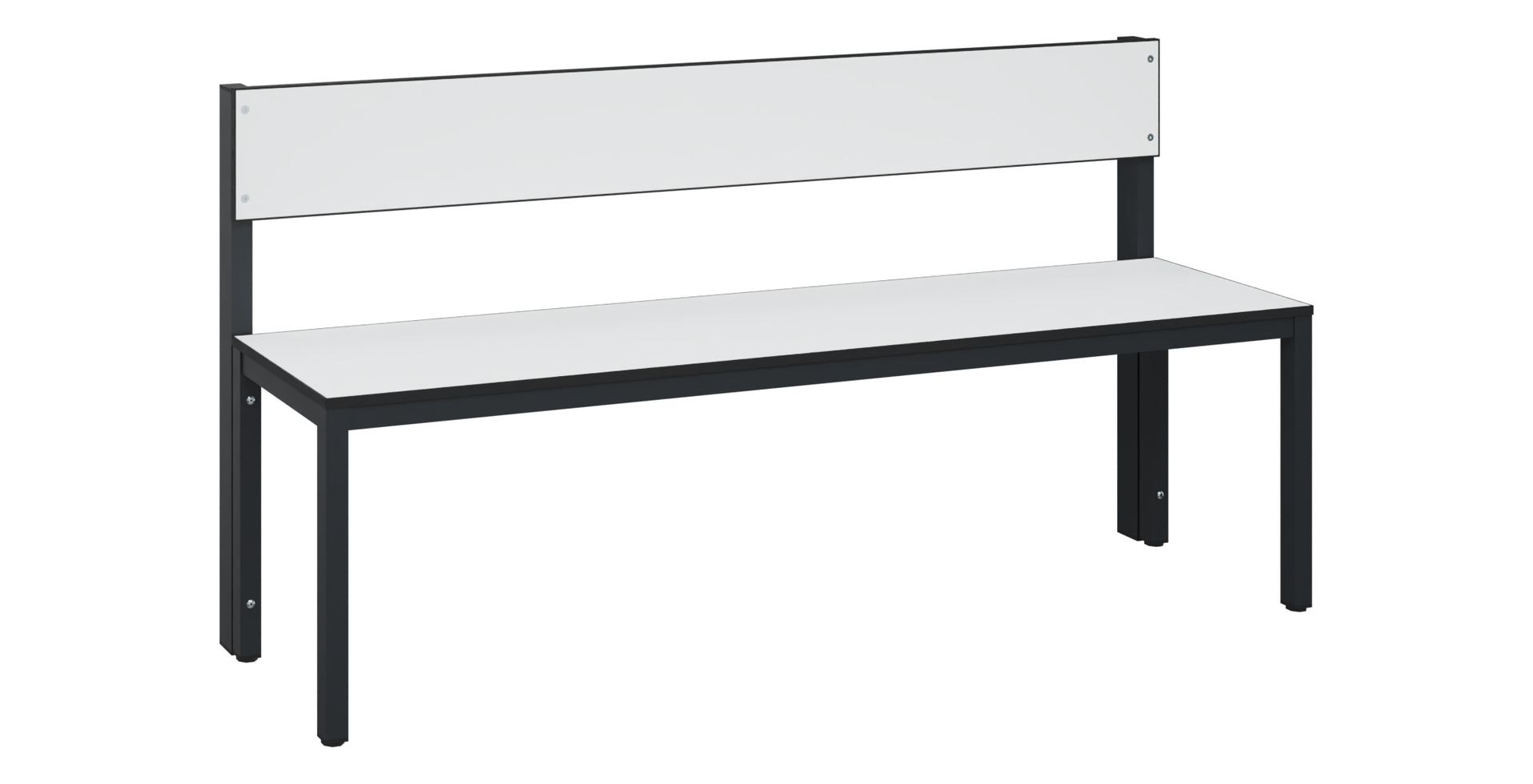 C+P Sitzbank Solid HPL, 774x1500x412mm, 7021/VK001