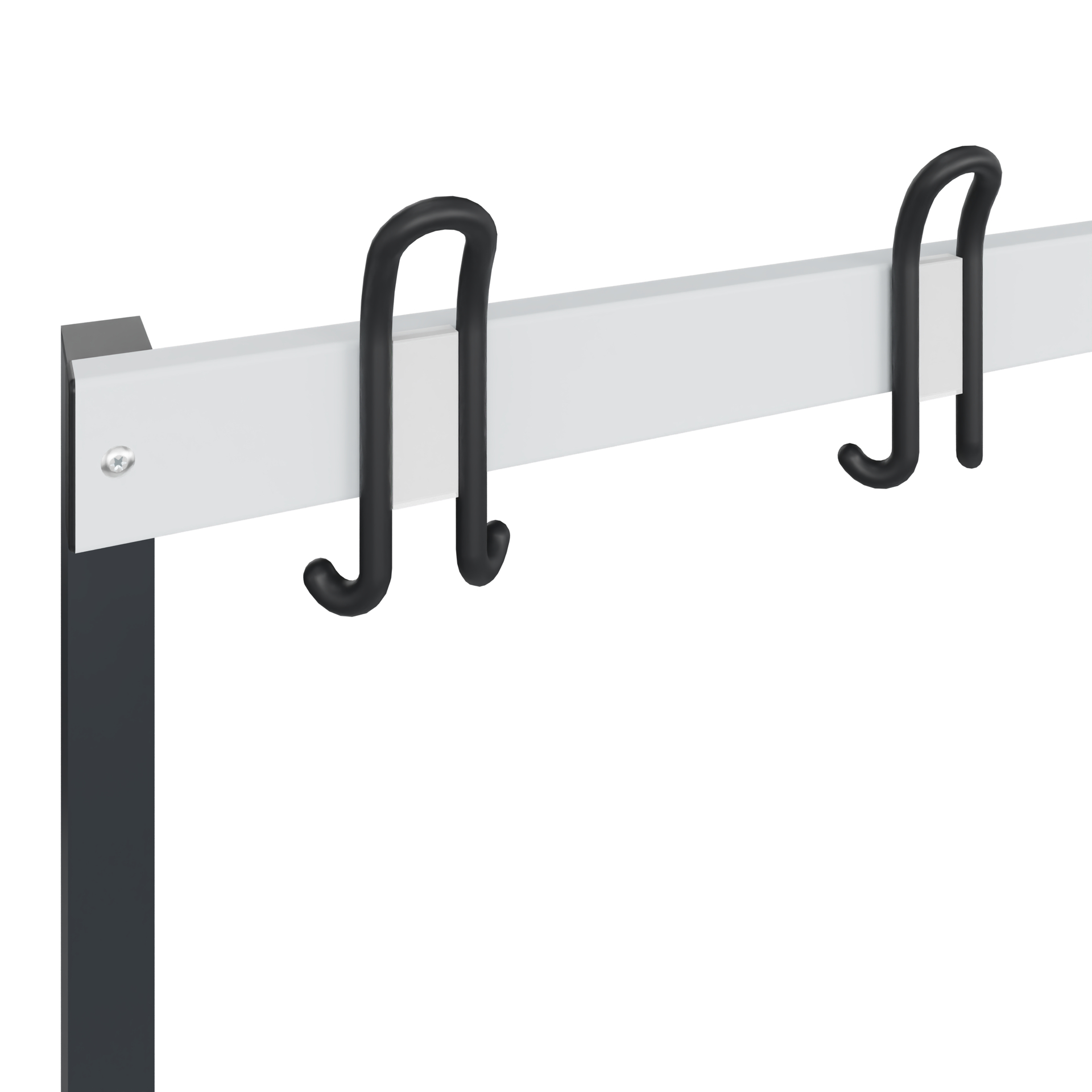 C+P Garderobenbank Solid, 1716x2000x412mm, 7021/Lichtgrau