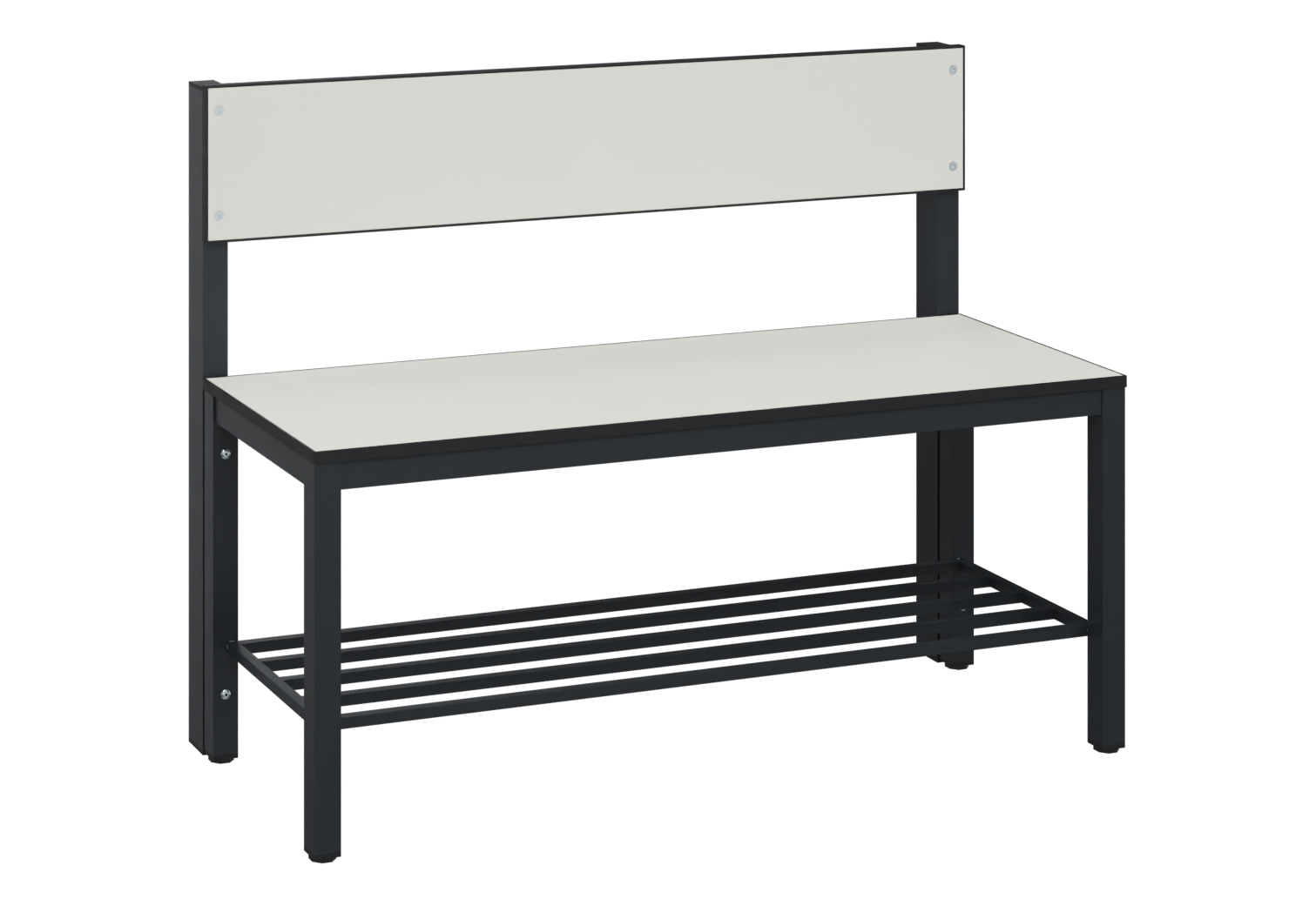 C+P Sitzbank Solid HPL, 774x1000x412mm, 7021/VK741