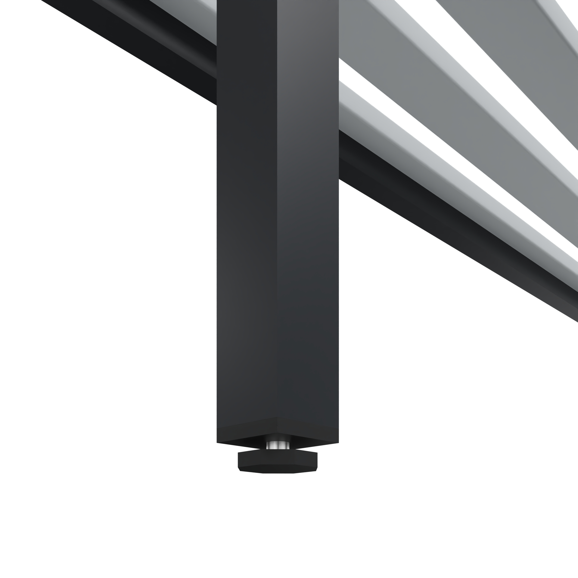 C+P Sitzbank Solid, 774x1000x412mm, 7021/Lichtgrau