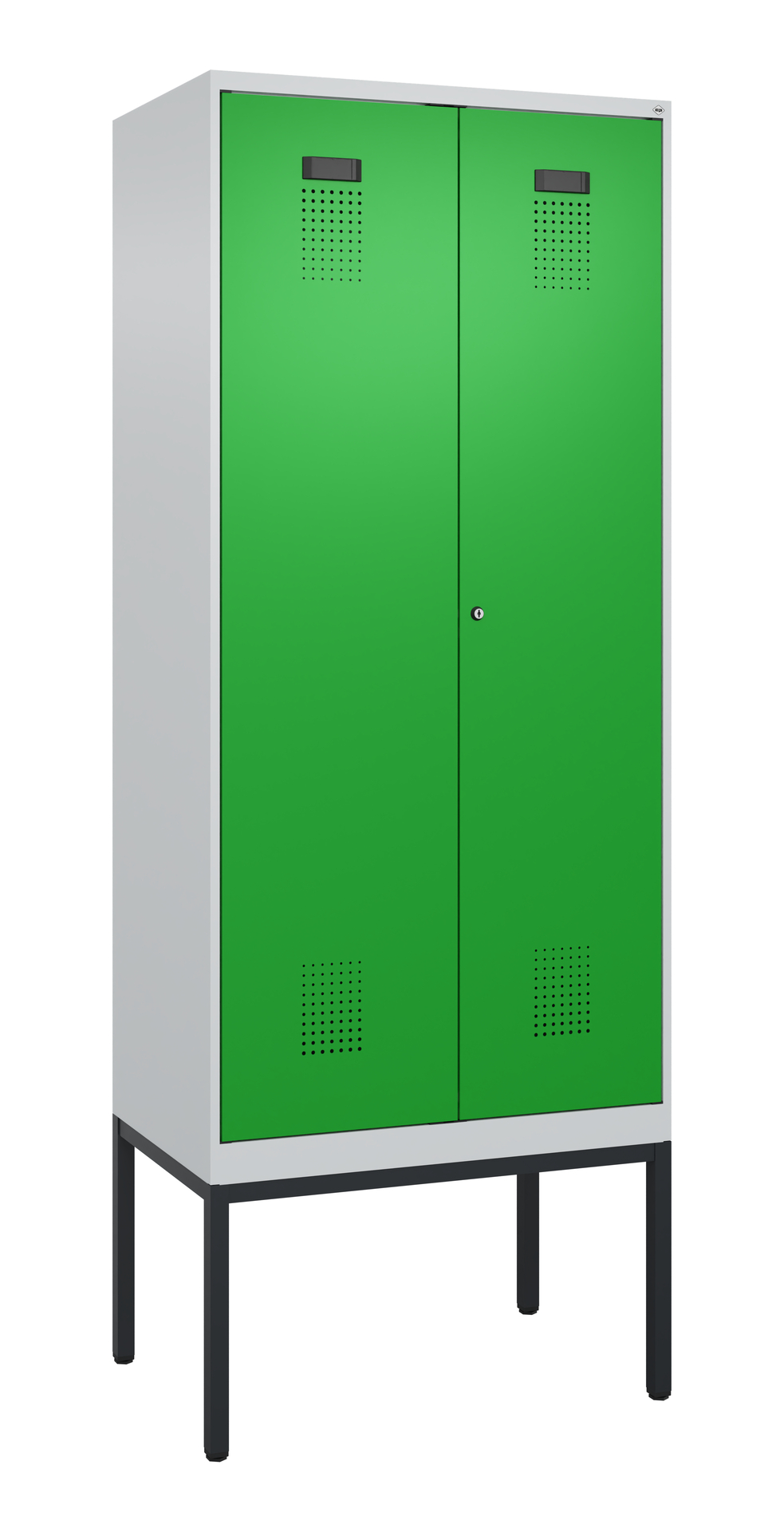 C+P PSA Doppel-Spind Evolo PLUS, Gestell, 2 Abteil