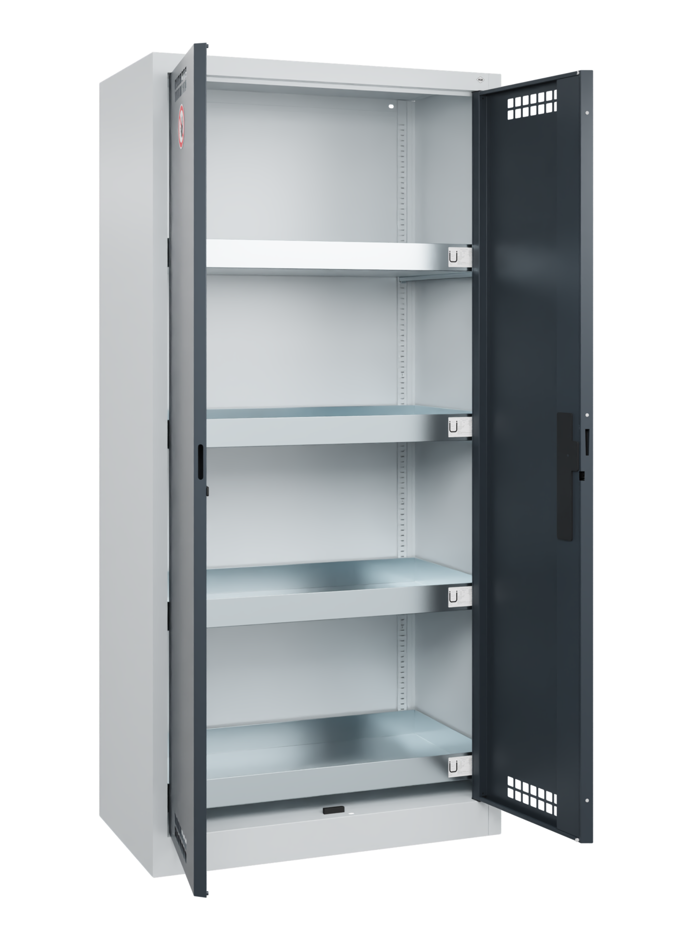 C+P Umweltschrank, Acurado, 1950x930x500mm, 7035/7016