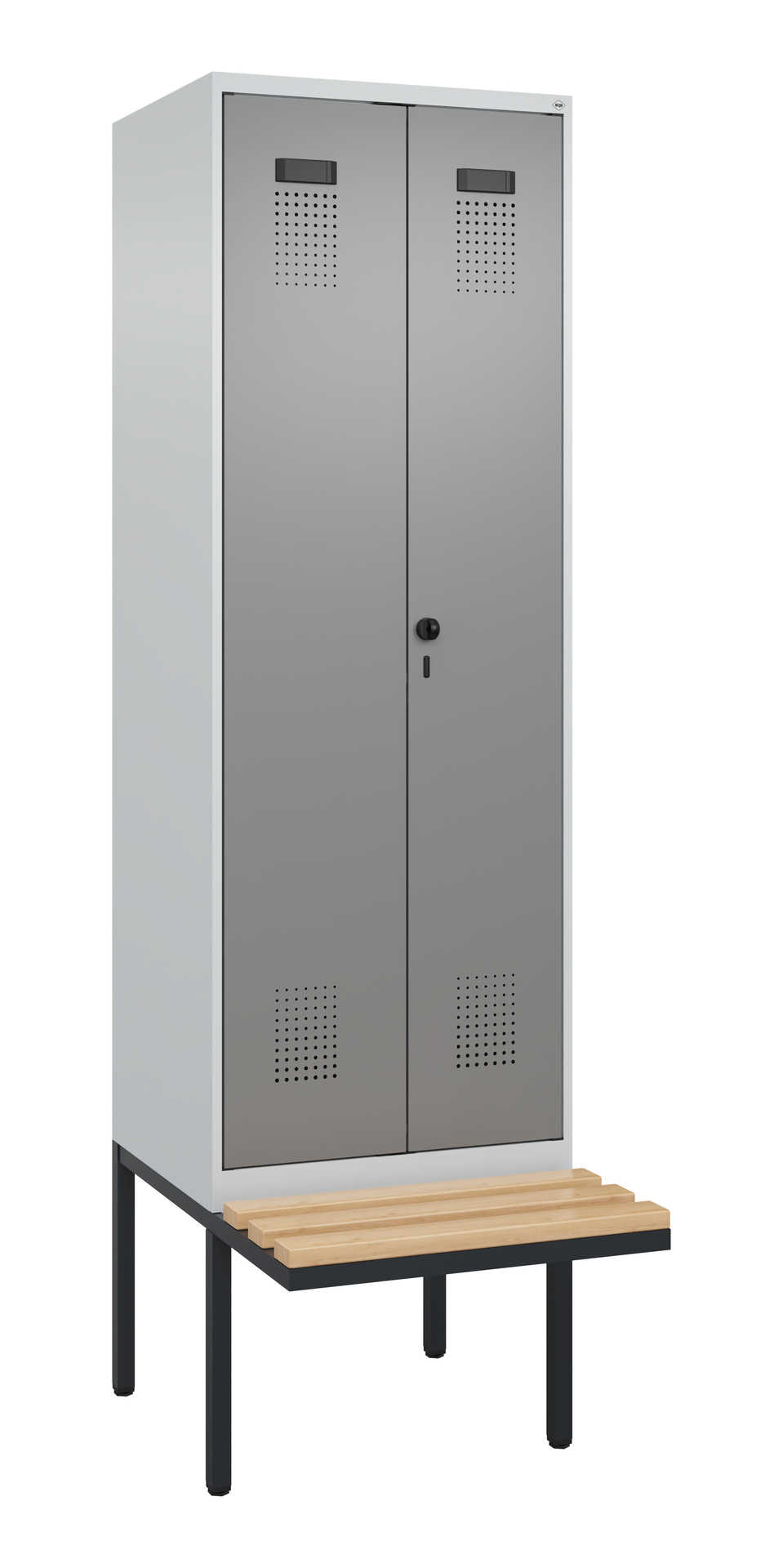 C+P PSA Doppel-Spind Evolo PLUS, Bank, 2 Abteile, 