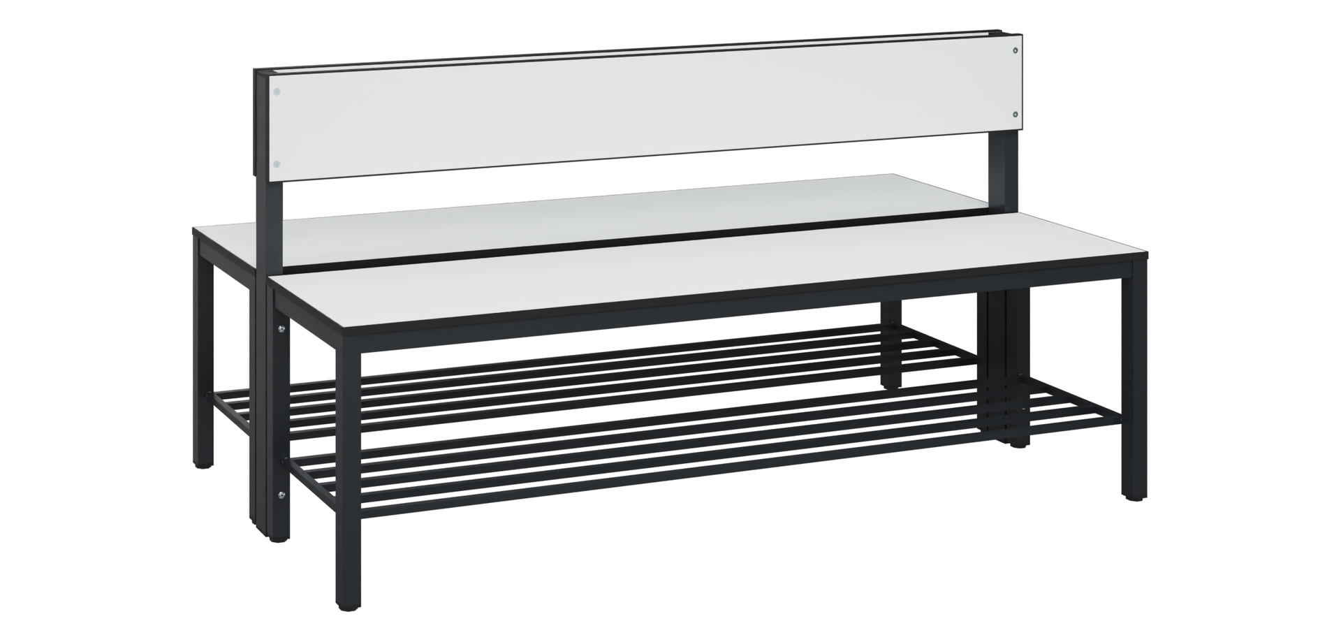 C+P Sitzbank Solid HPL, 774x1500x770mm, 7021/VK001