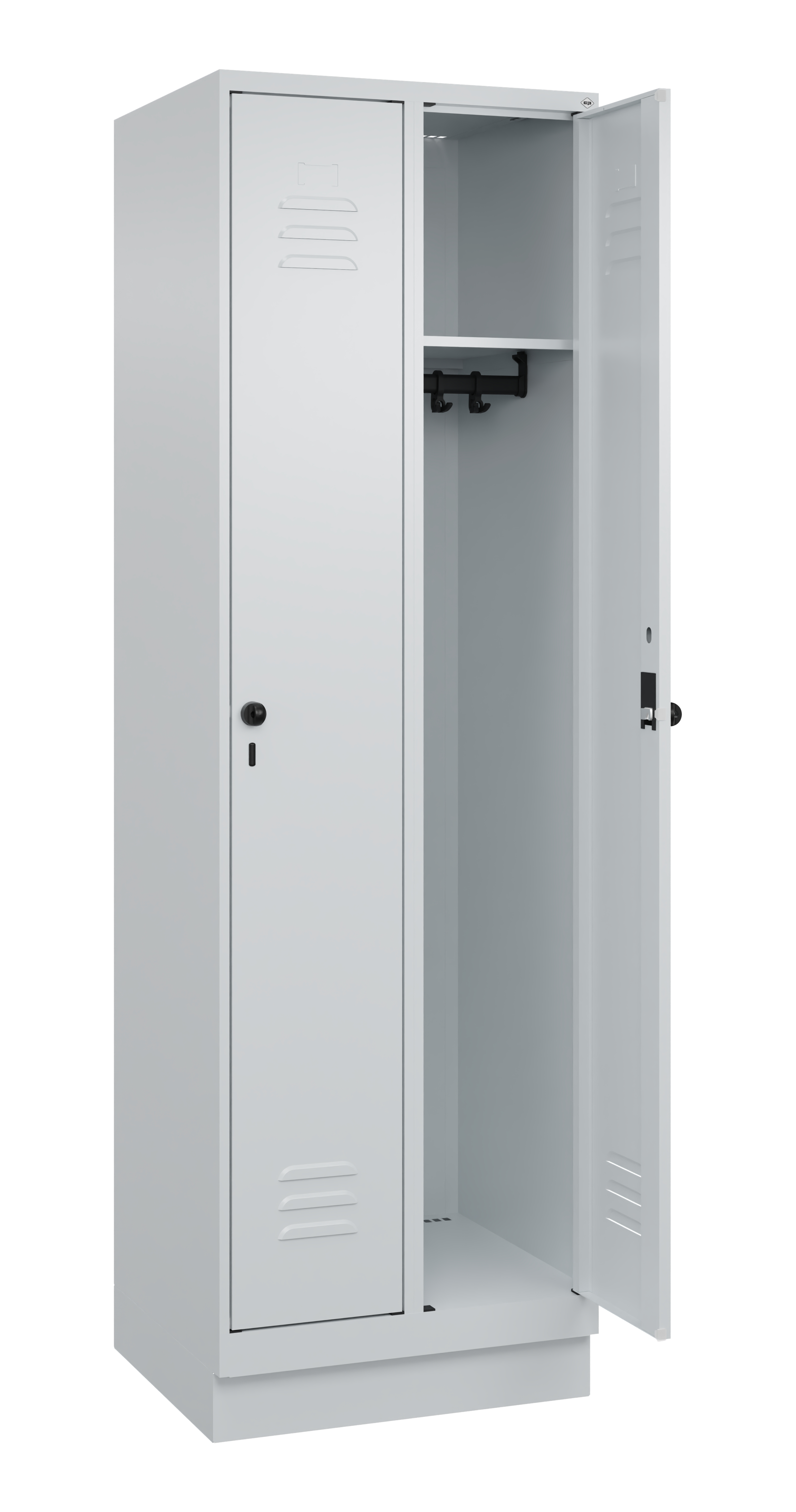 C+P Vestiaire, série Classic PLUS, socle, 2 compartiments *SALE*
