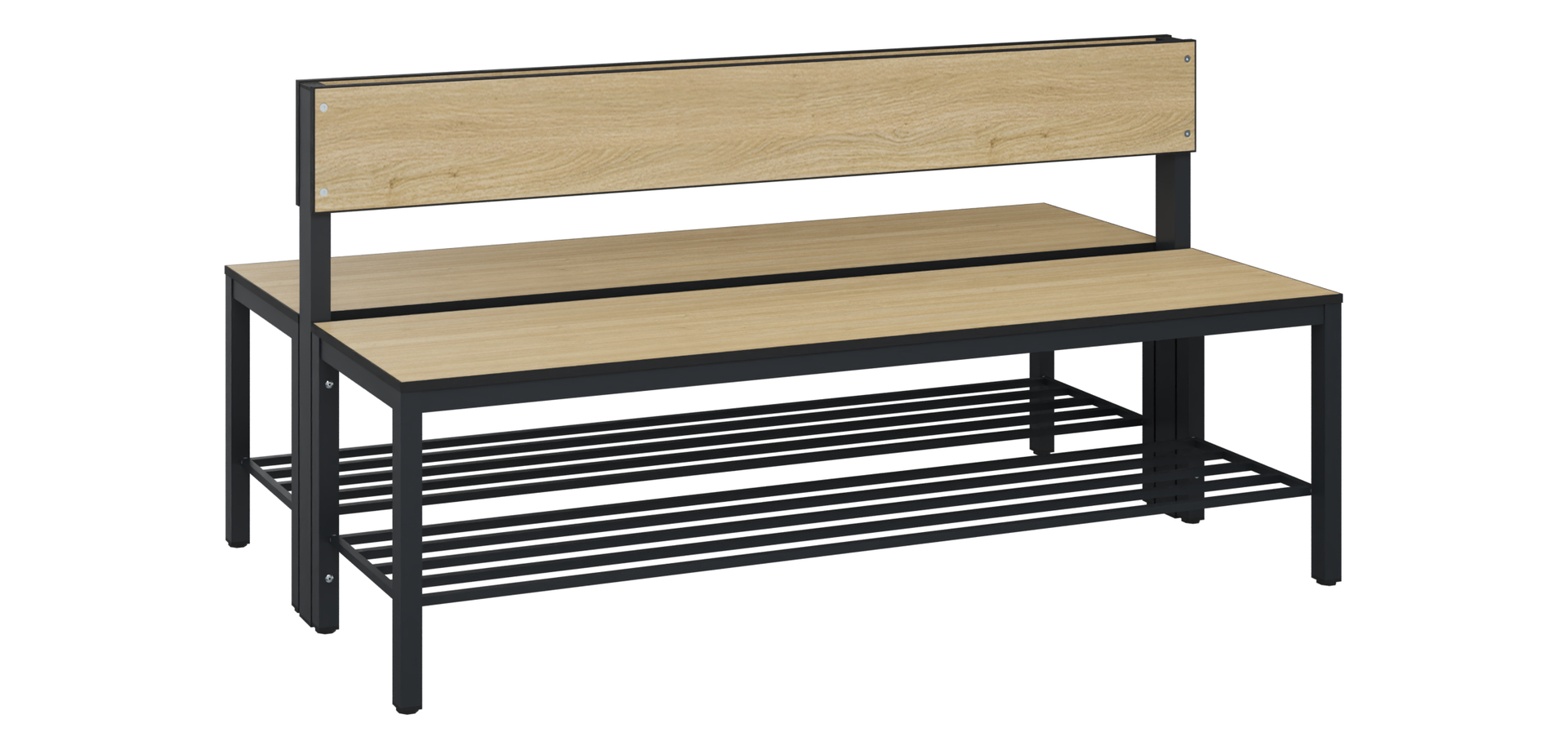 C+P Sitzbank Solid HPL, 774x1500x770mm, 7021/VK032