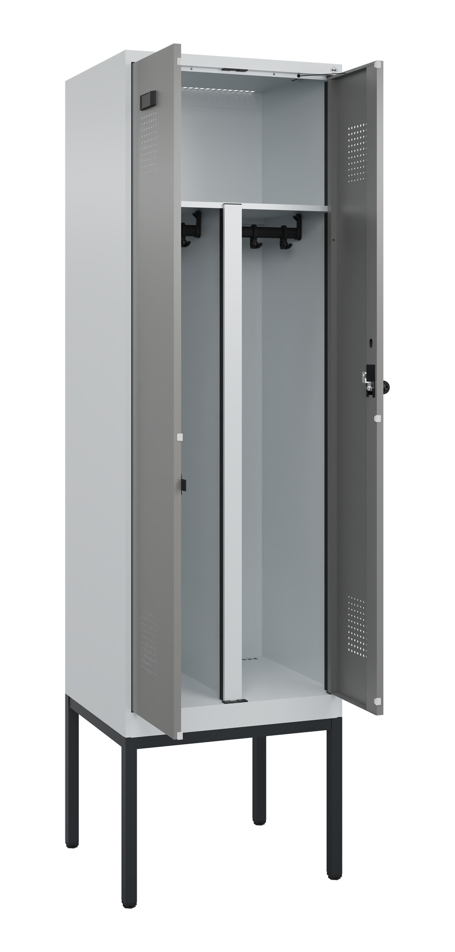 C+P PSA Doppel-Spind Evolo PLUS, Gestell, 2 Abteil