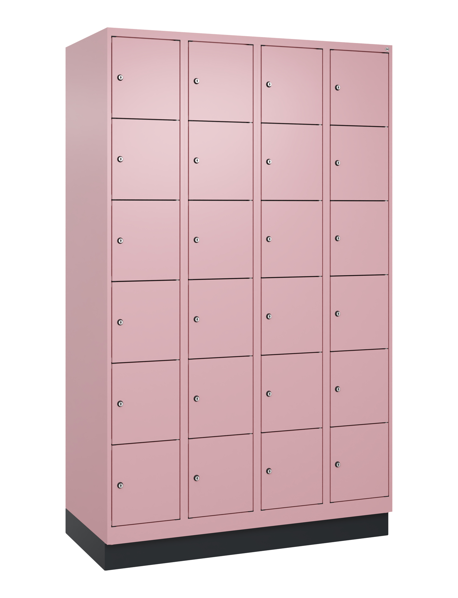 C+P Schließfachschrank Evolo PLUS, mit Sockel, 4 A