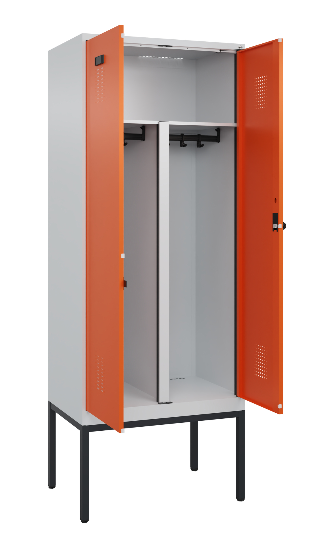 C+P PSA Doppel-Spind Evolo PLUS, Gestell, 2 Abteil