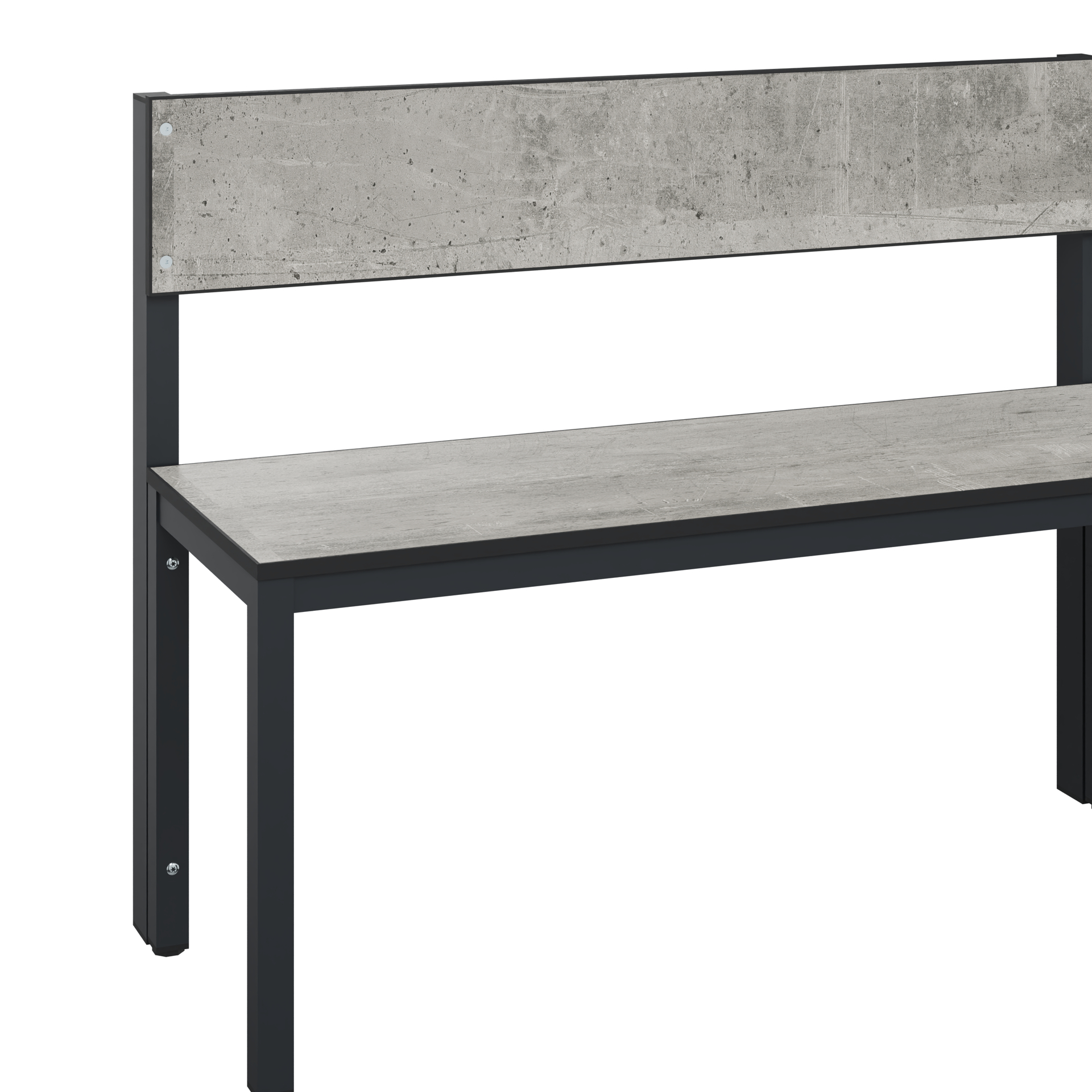 C+P Sitzbank Solid HPL, 774x2000x412mm, 7021/VK427