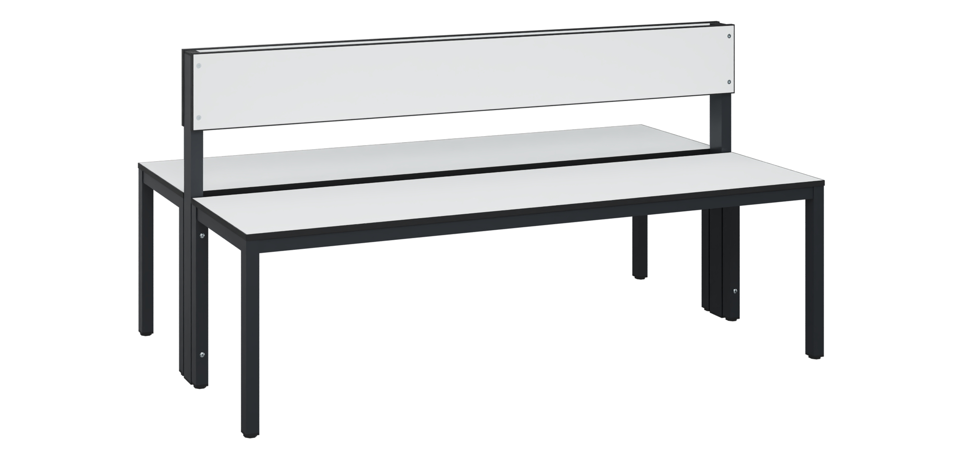 C+P Sitzbank Solid HPL, 774x1500x770mm, 7021/VK001