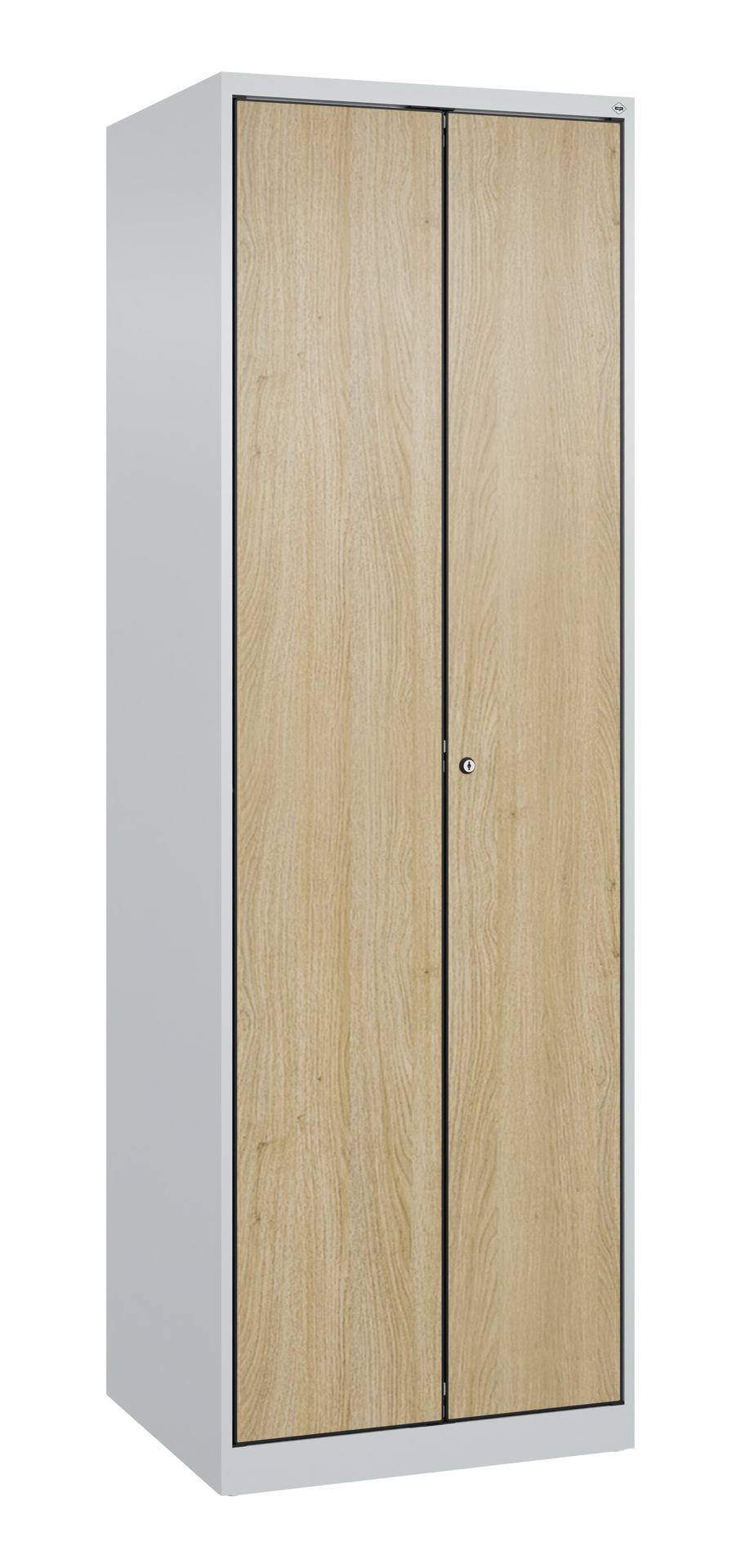 C+P PSA Schwarz-Wei�-Spind Evolo PLUS, 2 Abteile, 1850x600x500mm